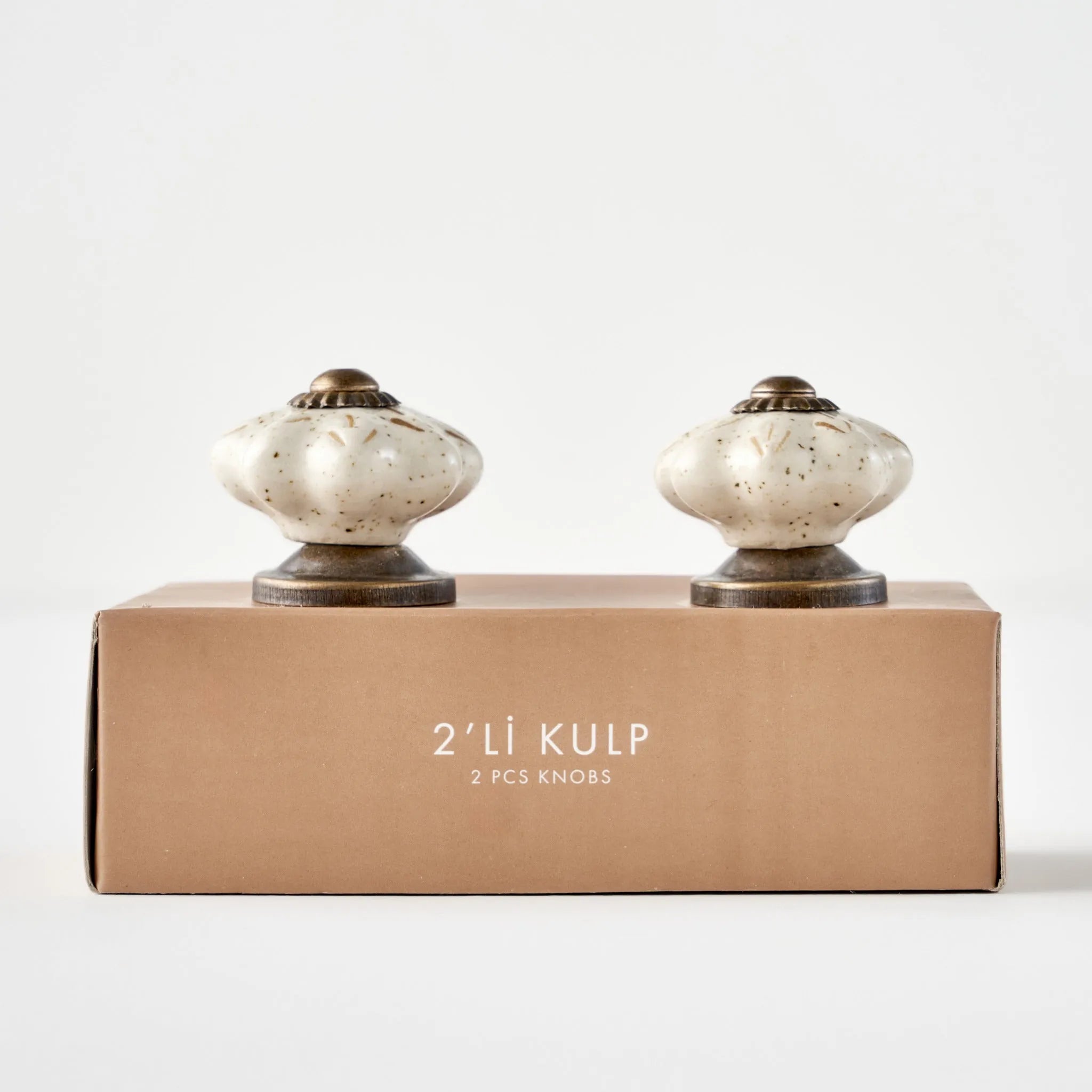 Alora Ceramic Cabinet Knobs (Set of 2) side view