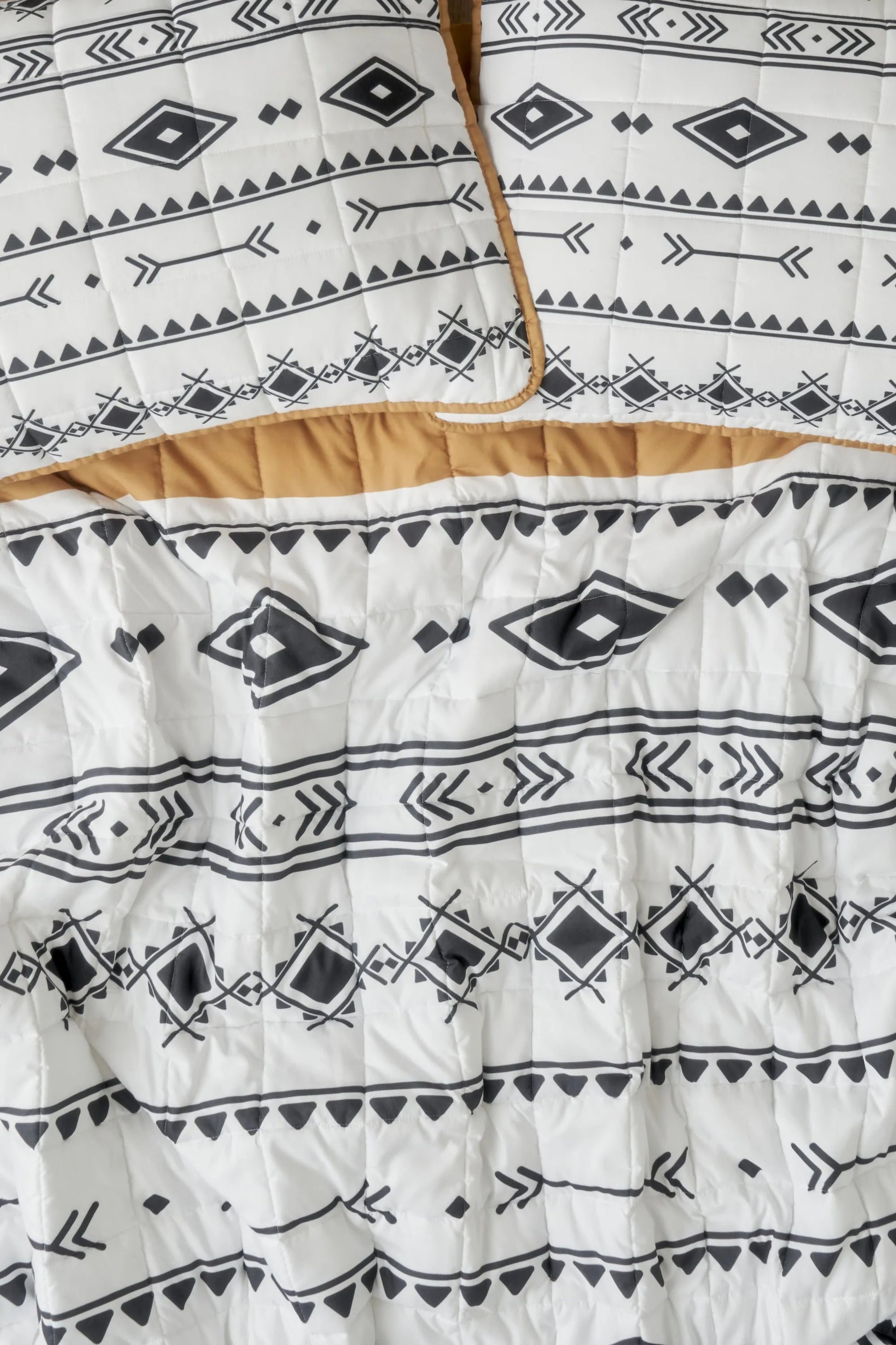 Anchal Quilted Coverlet with Shams side view