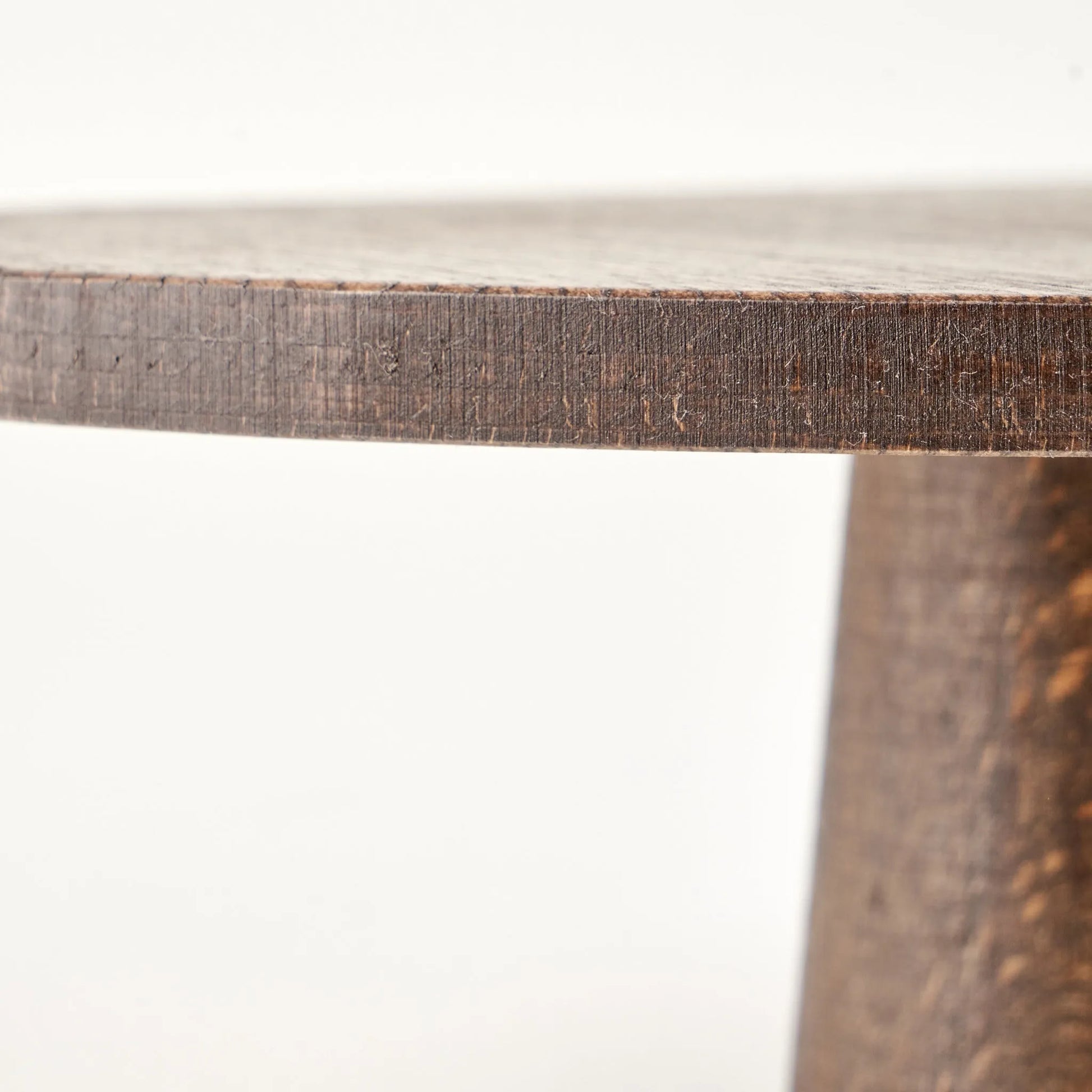 Aris Rustic Wood Cake Stand detail view