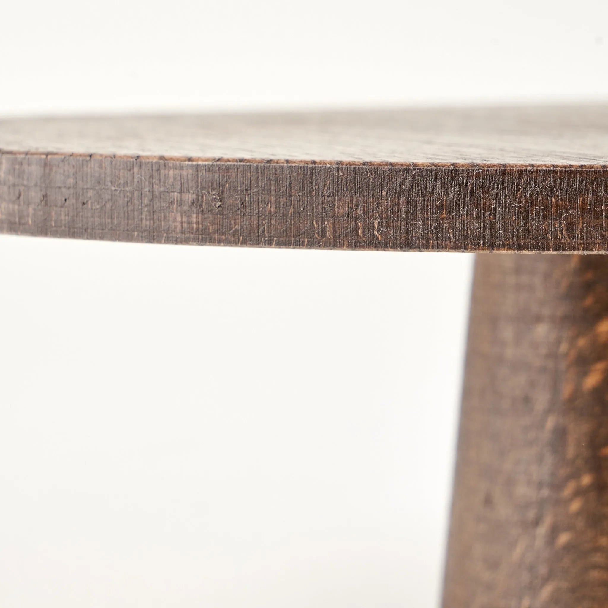 Aris Rustic Wood Cake Stand detail view