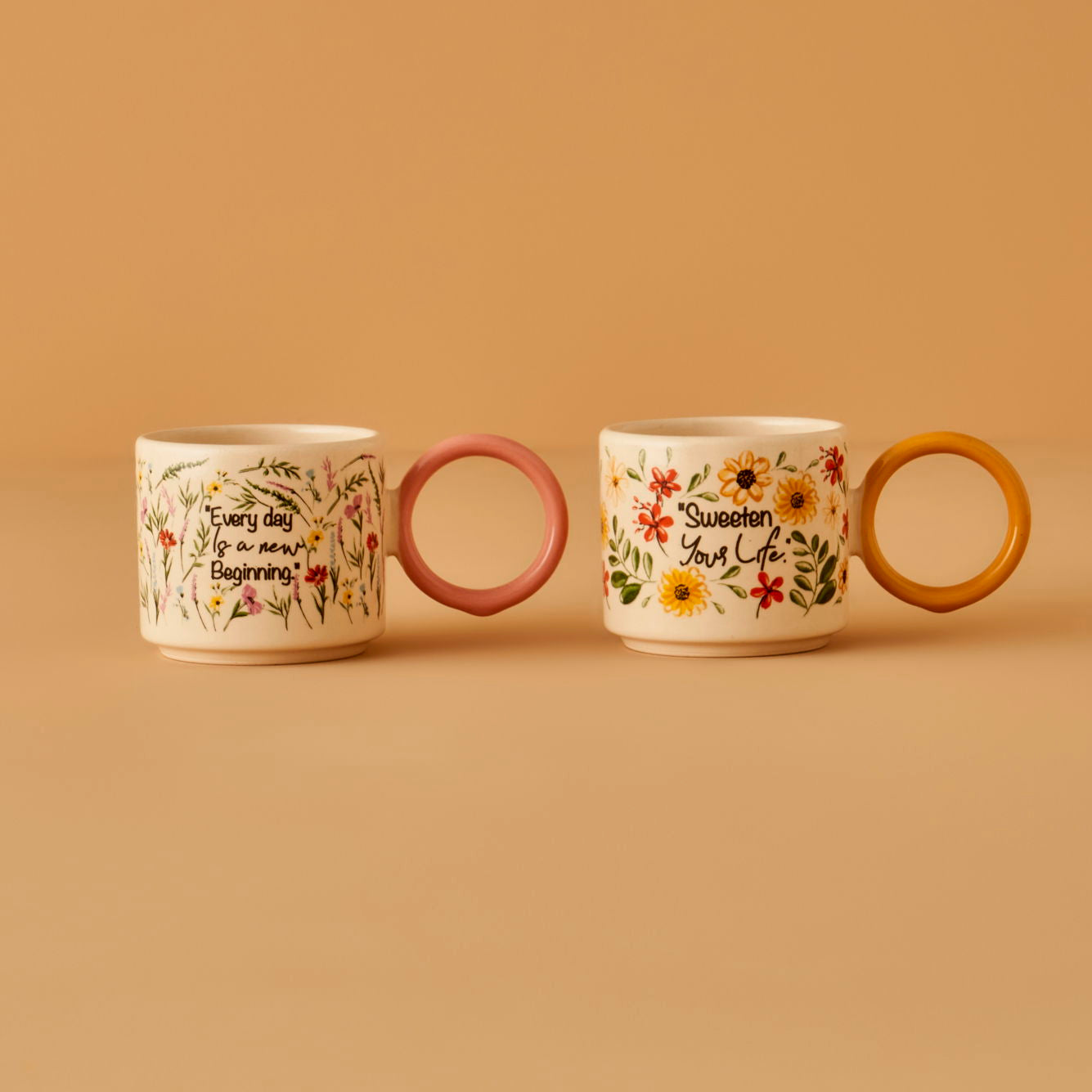 Flores Coffee Cup Set (2 Pieces)