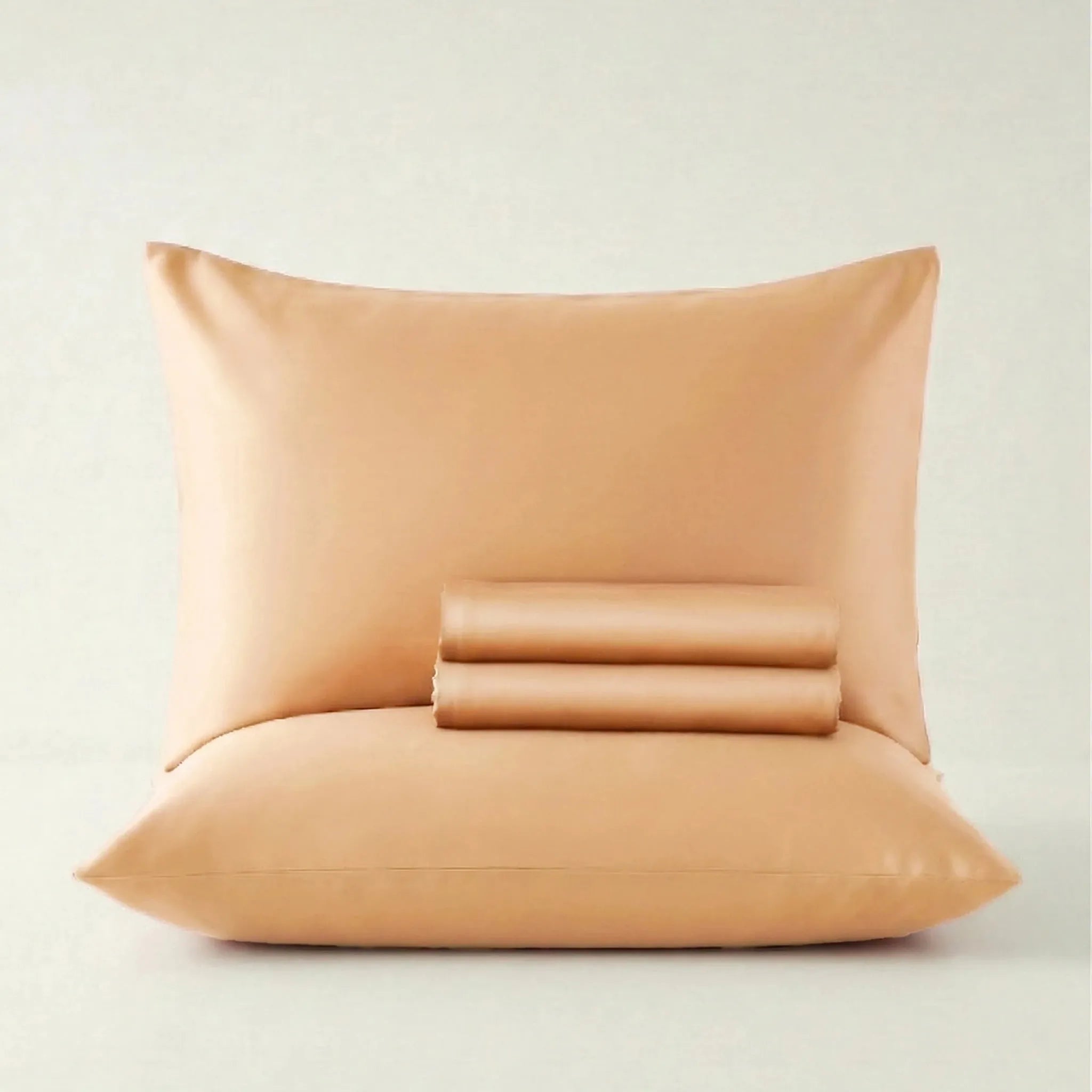 Basic 100% Turkish Cotton Sateen Sheet Set detail view