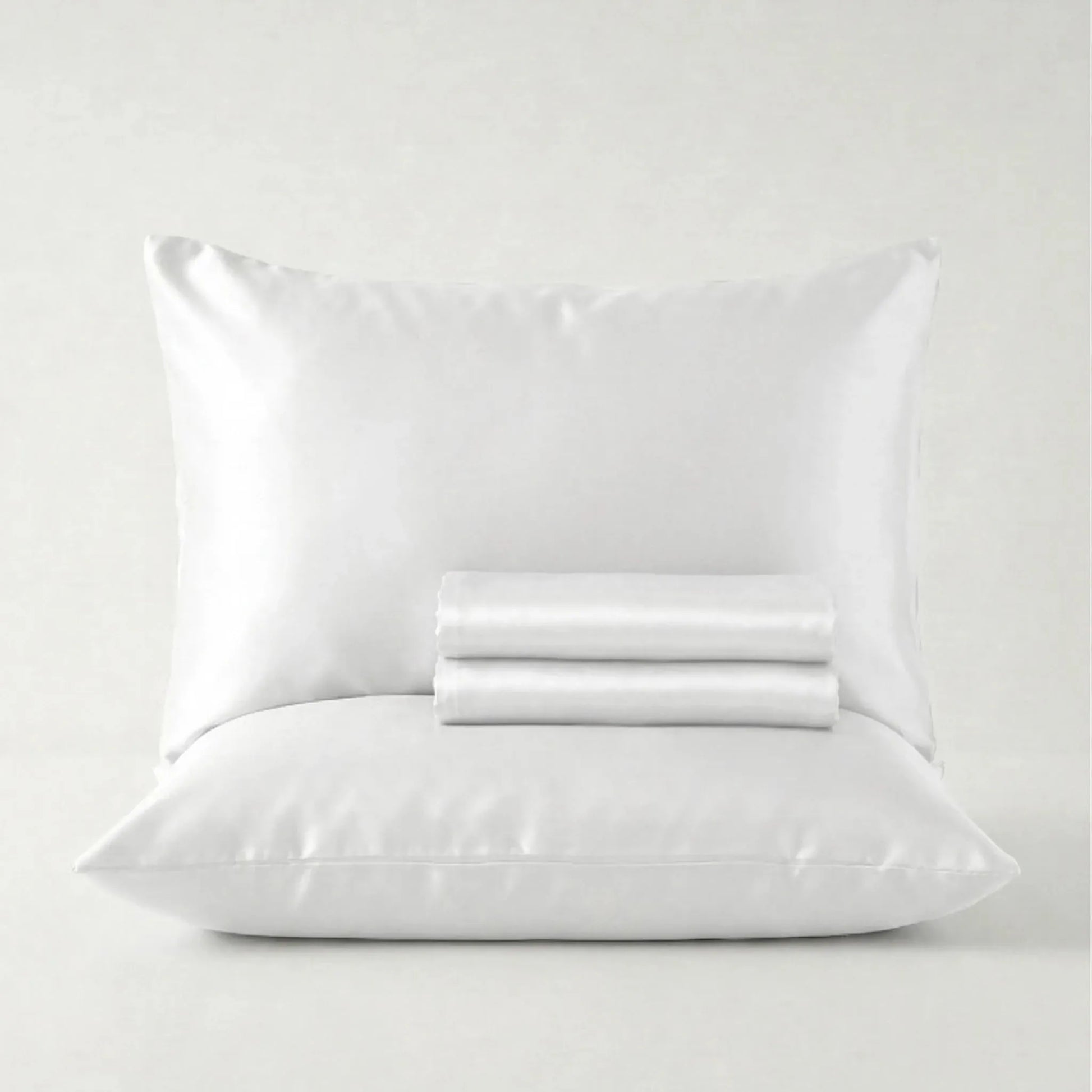 Basic 100% Turkish Cotton Sateen Sheet Set texture detail