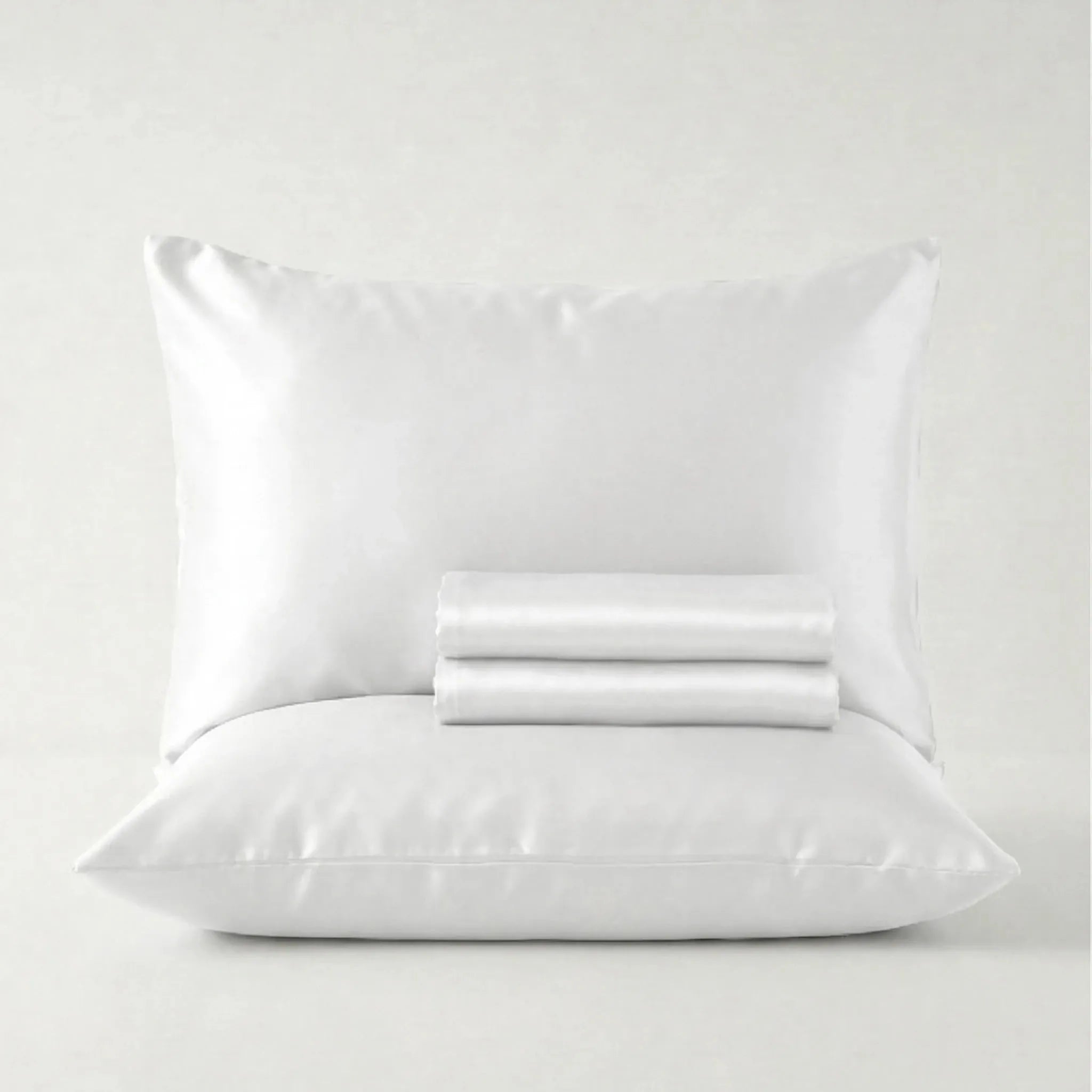 Basic 100% Turkish Cotton Sateen Sheet Set texture detail