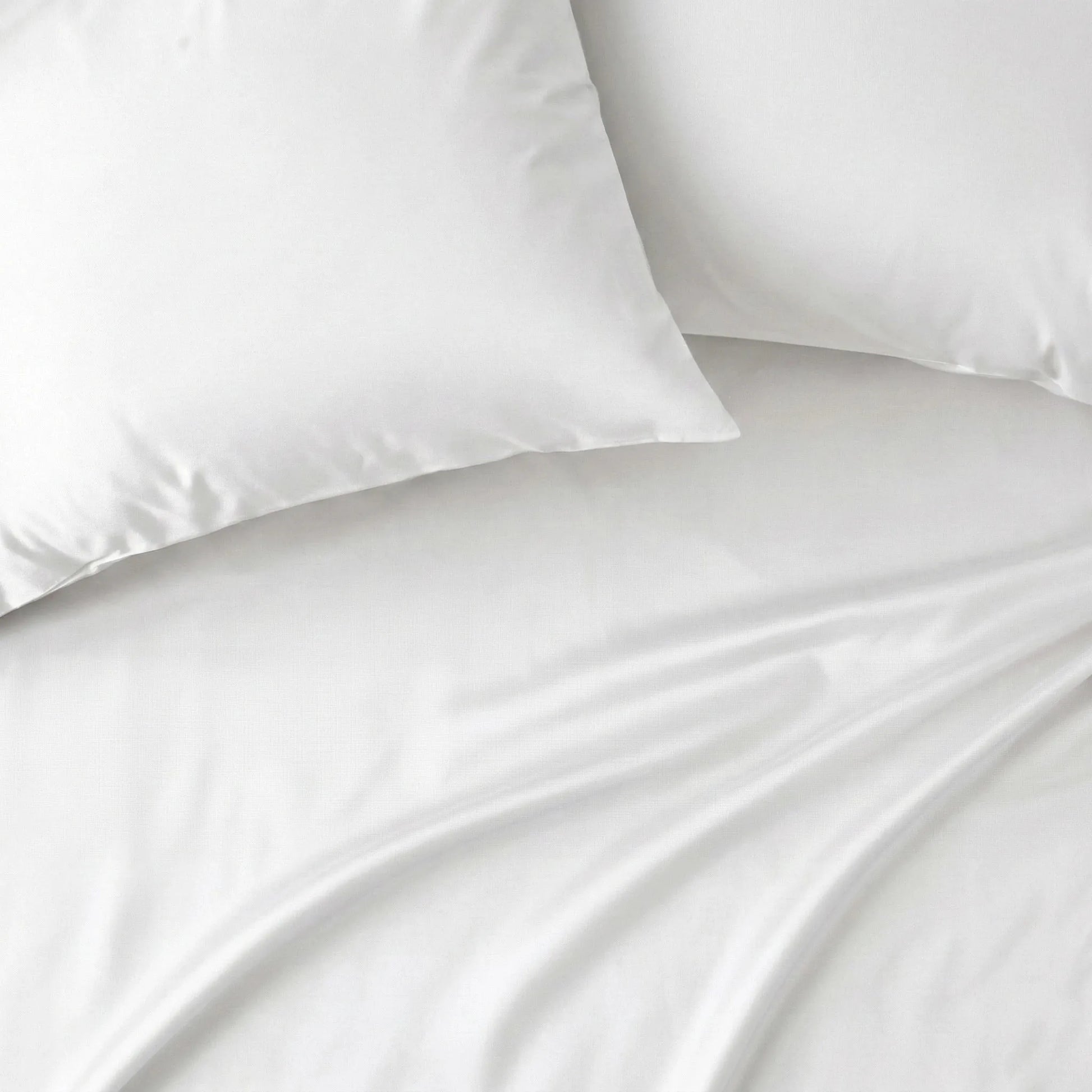 Basic 100% Turkish Cotton Sateen Sheet Set texture detail