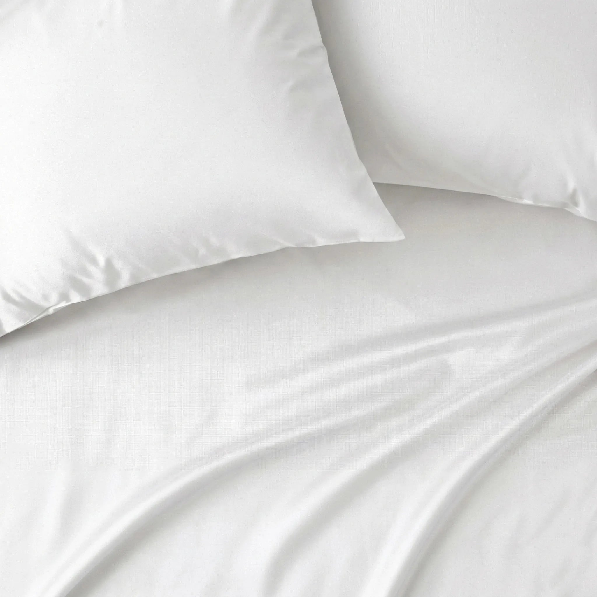 Basic 100% Turkish Cotton Sateen Sheet Set texture detail