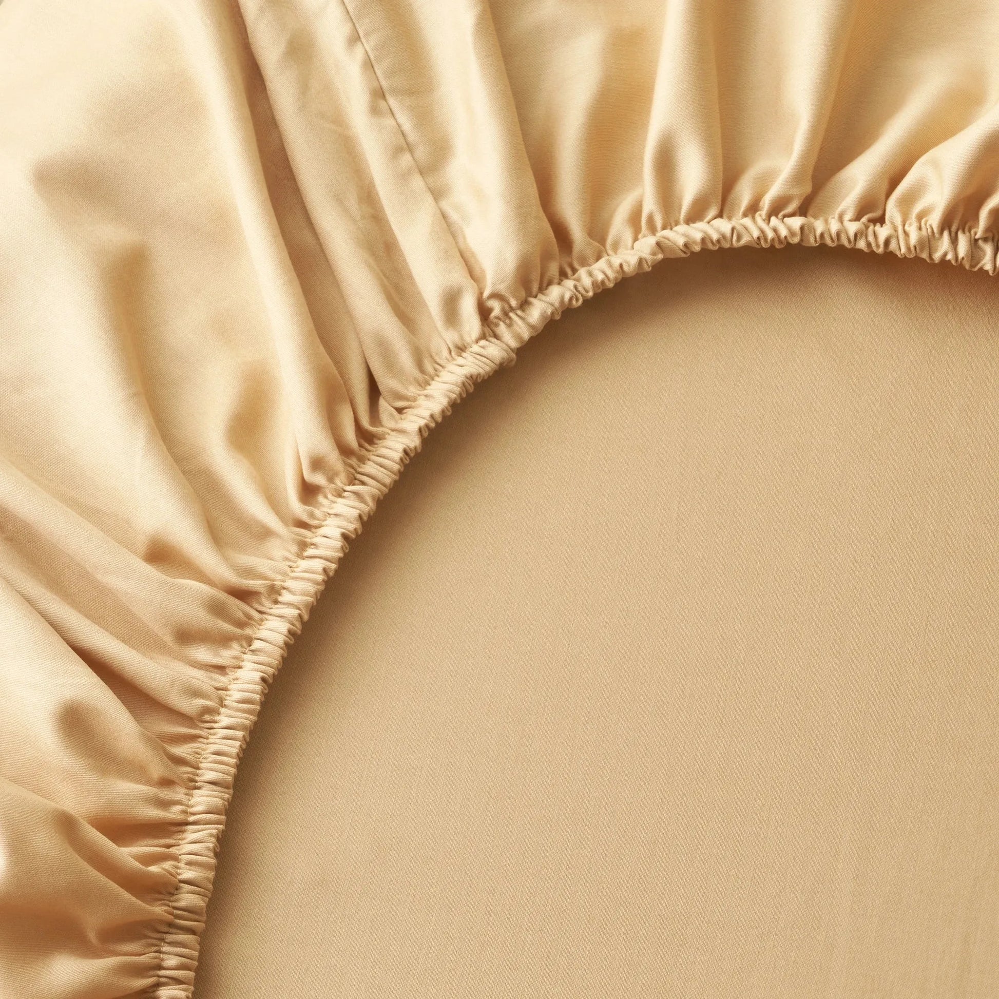 Basic 100% Turkish Cotton Sateen Sheet Set fabric detail