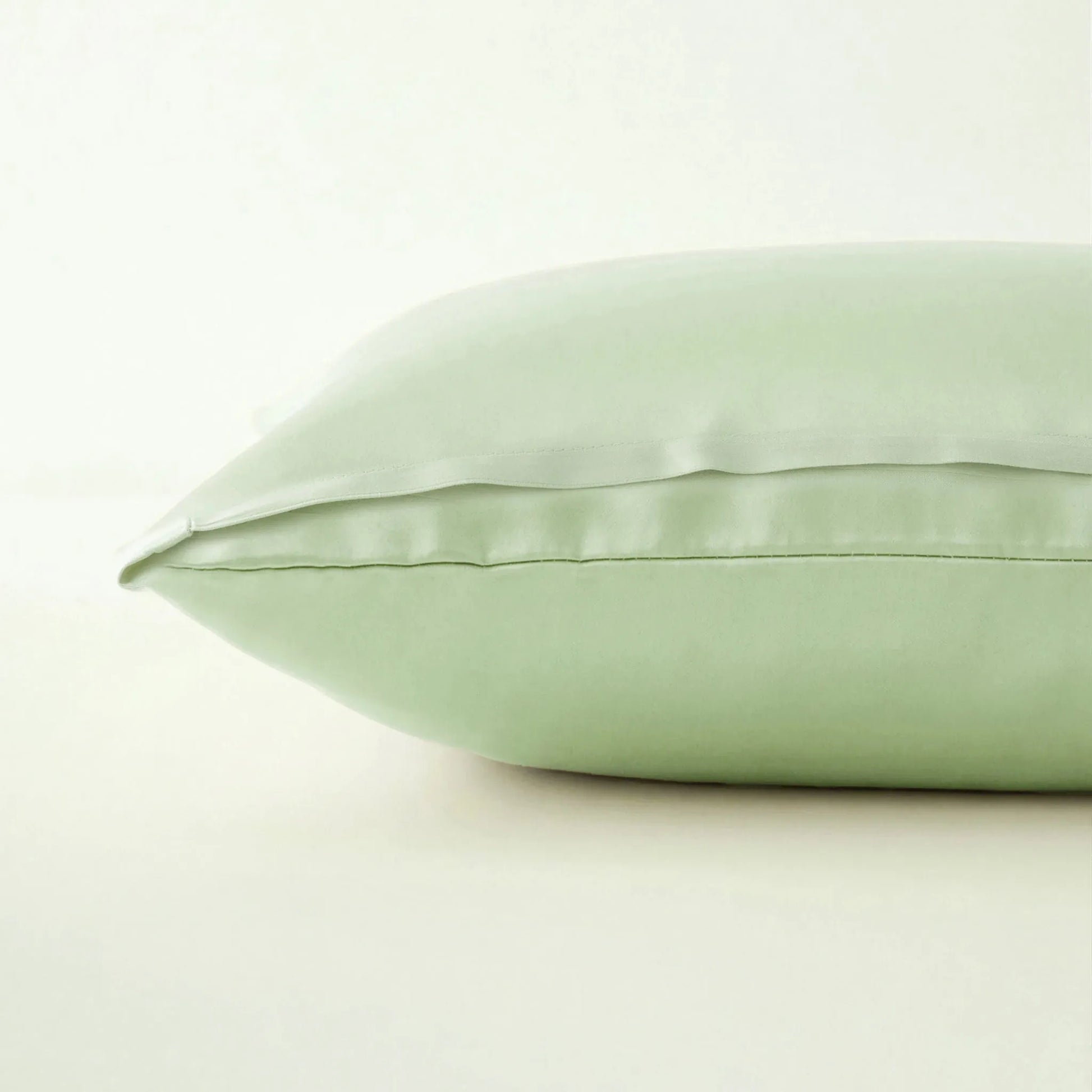 Basic 100% Turkish Cotton Sateen Sheet Set bedding setup view