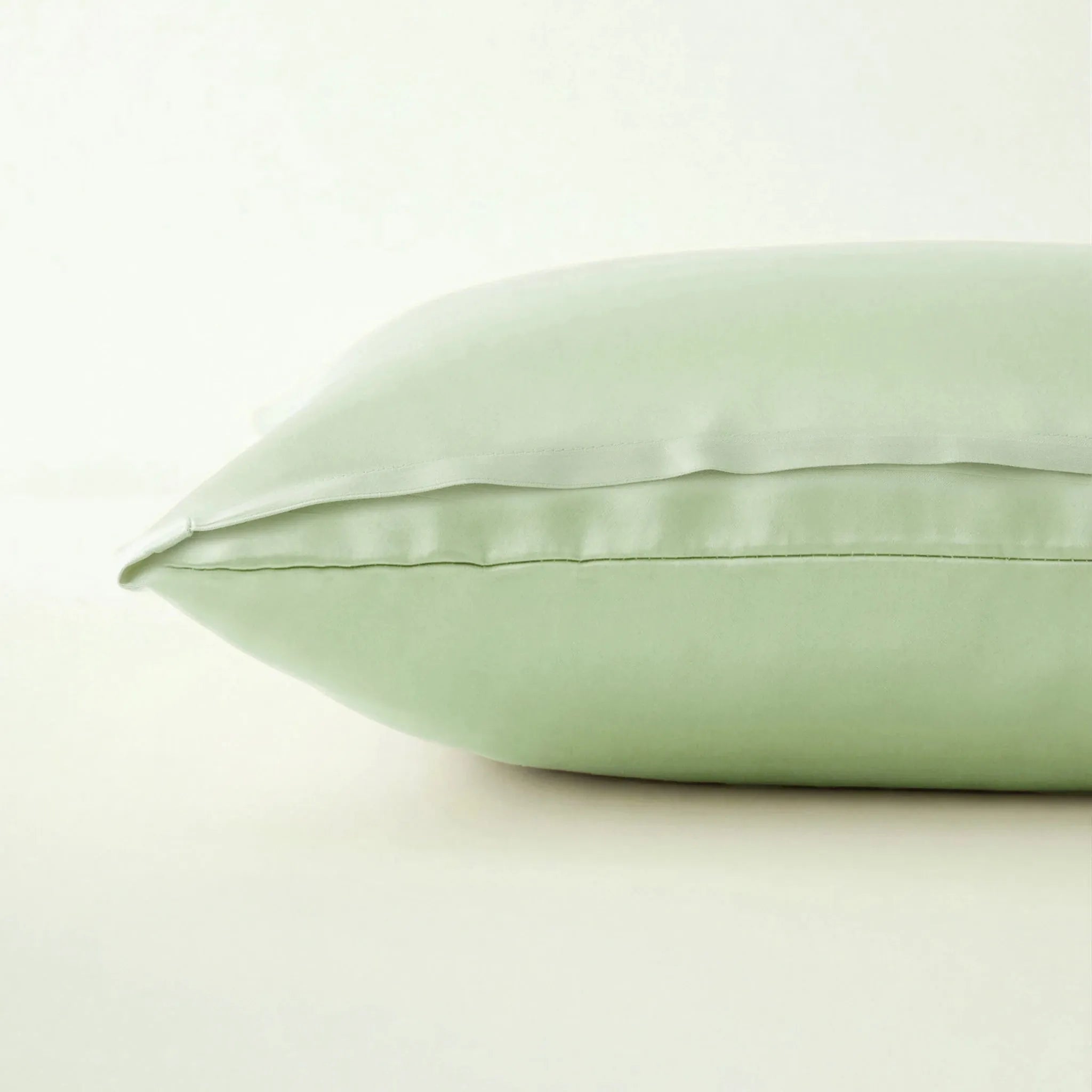 Basic 100% Turkish Cotton Sateen Sheet Set bedding setup view