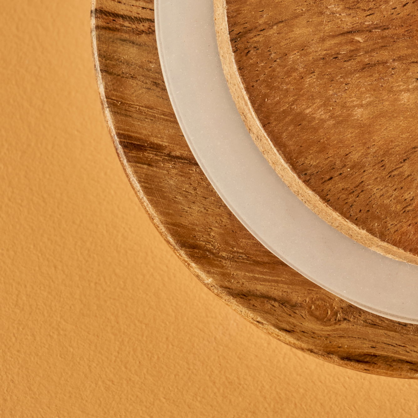 Brev Ceramic Storage Jar with Wooden Lid