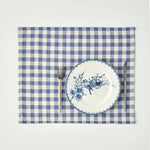 Bleu Blanc Gingham Cotton Placemat