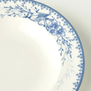 Bleu Blanc Porcelain Salad Plate texture detail
