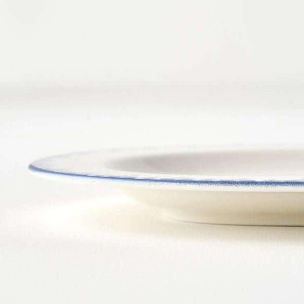 Bleu Blanc Porcelain Serving Platter - 9.5"