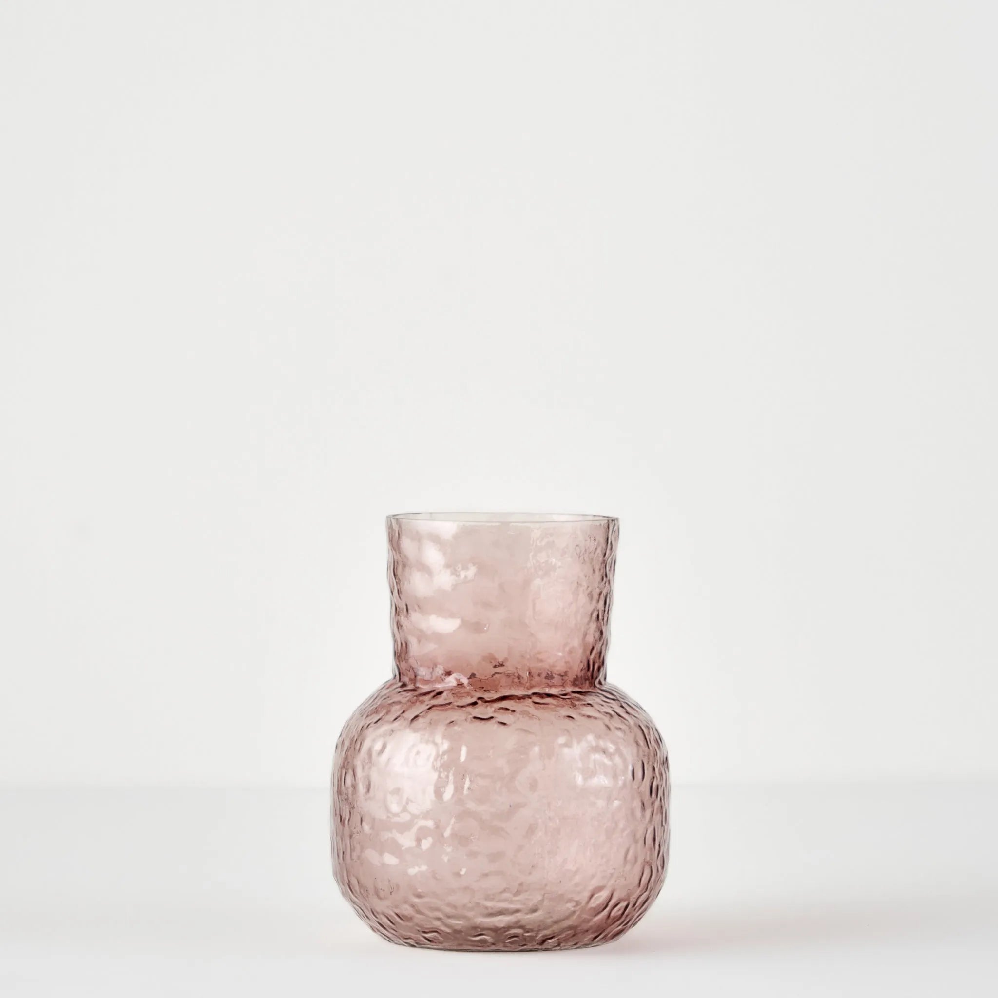 Bliss Amber Glass Vase detail view