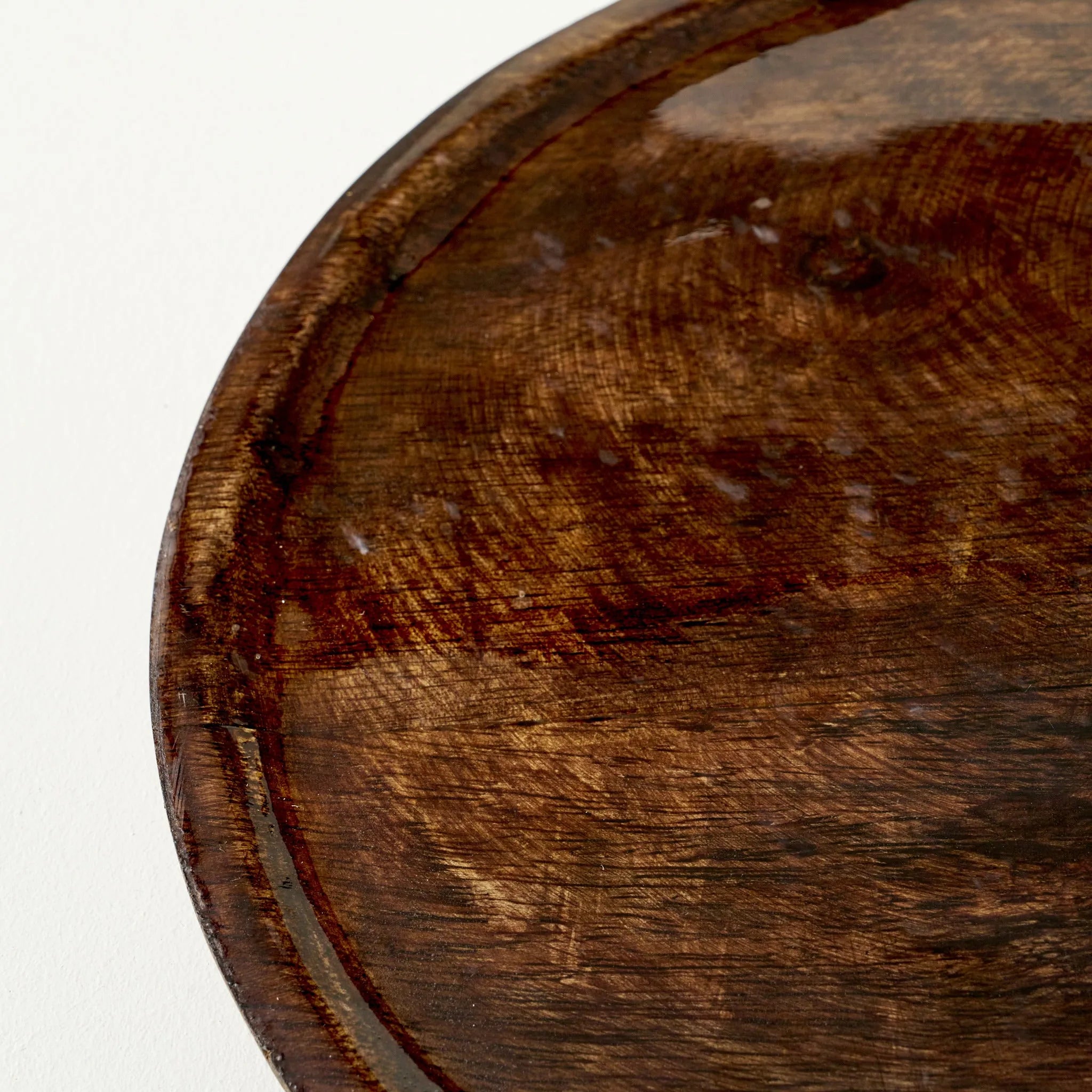 Boliva Rustic Wooden Tray detail view