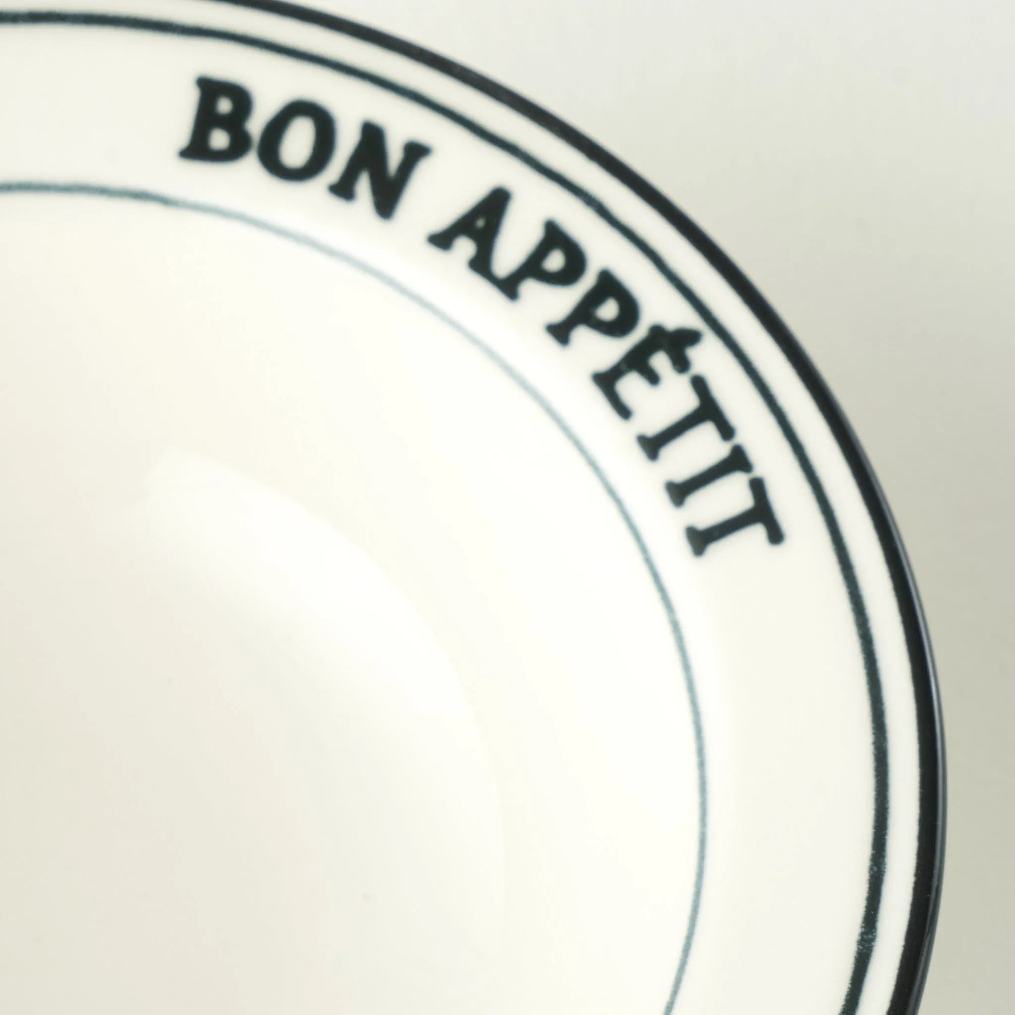 Bon Appetit Porcelain Salad Plate detail view
