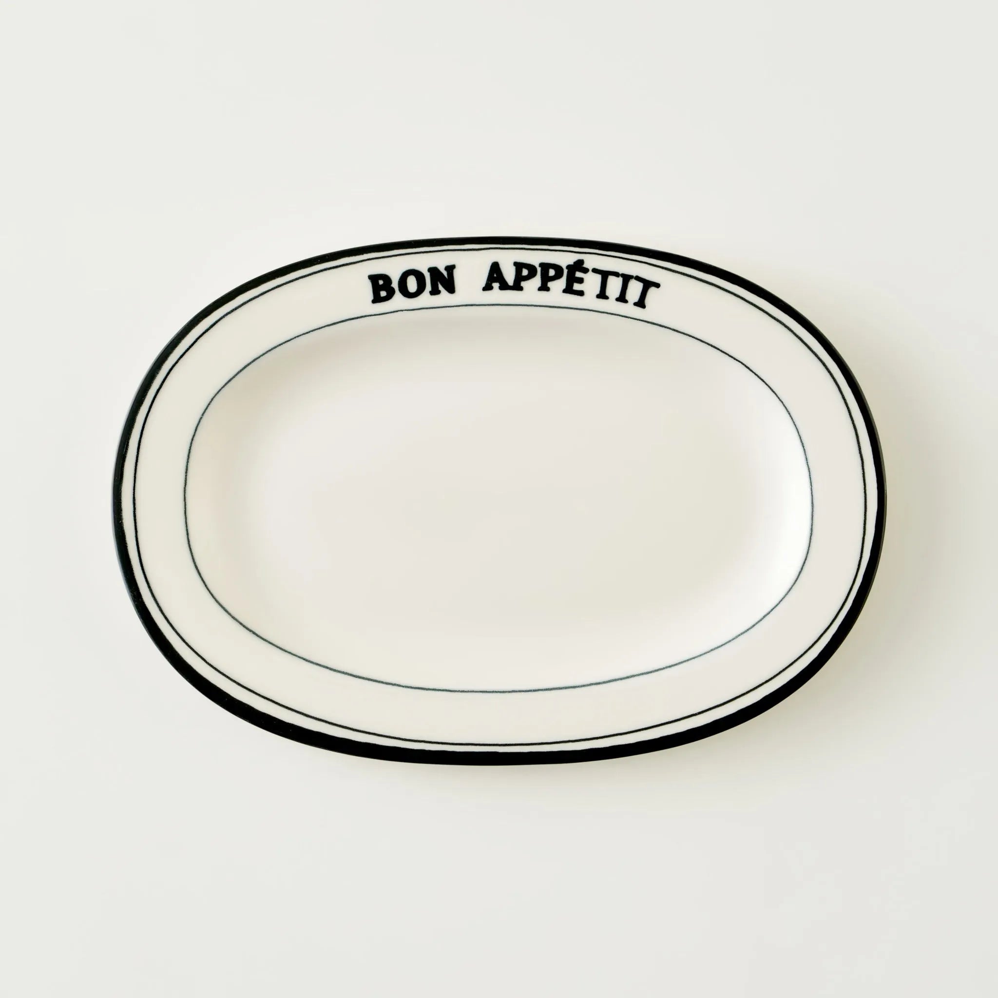 Bon Appetit Porcelain Serving Platter