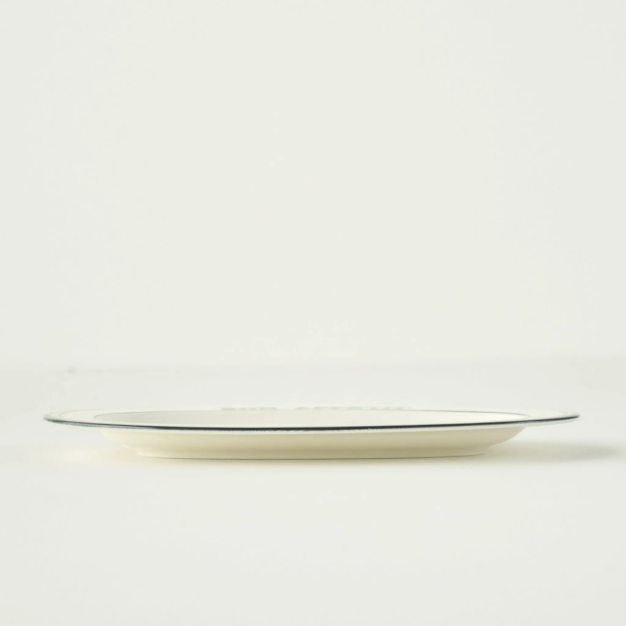 Bon Appetit Porcelain Serving Platter texture detail