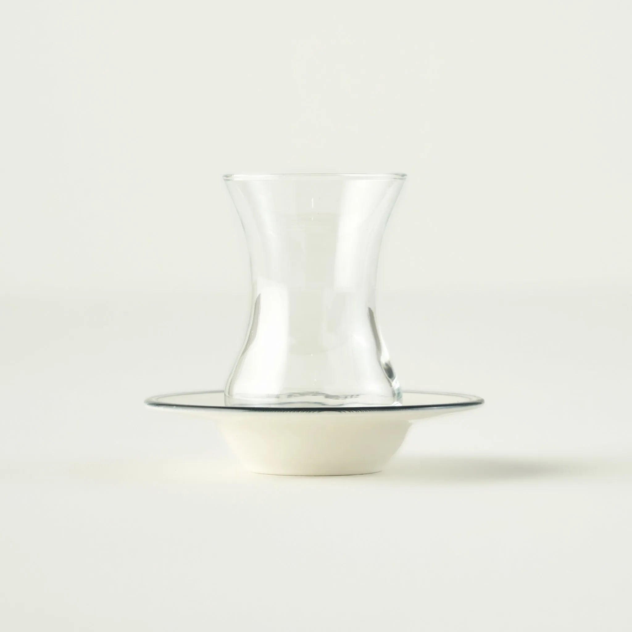 Bon Appetit Tea Glass Set with Saucers (6-Piece)