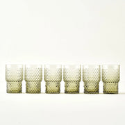 Bubble Hobnail Highball Glass (Set of 6)
