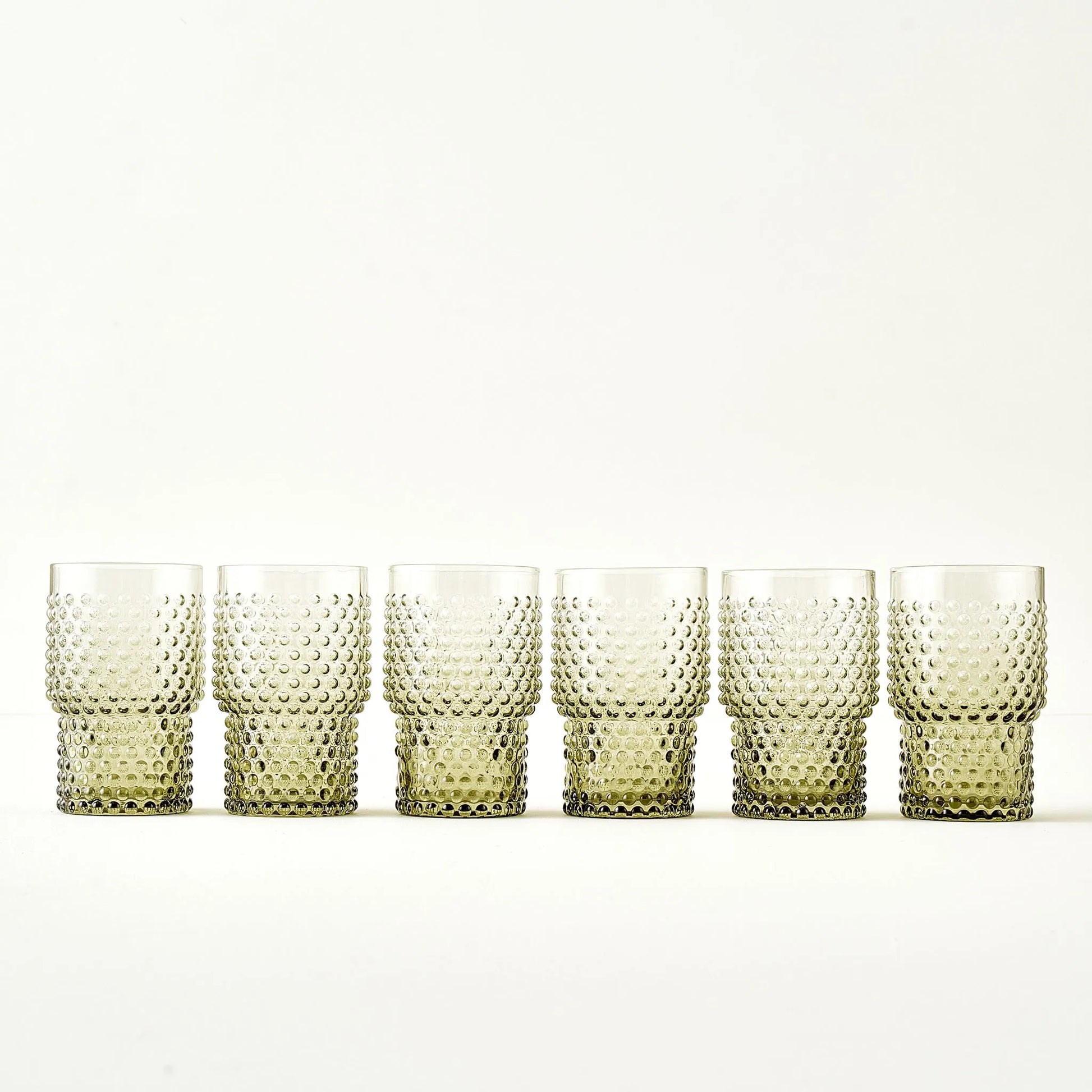 Bubble Hobnail Highball Glass (Set of 6)