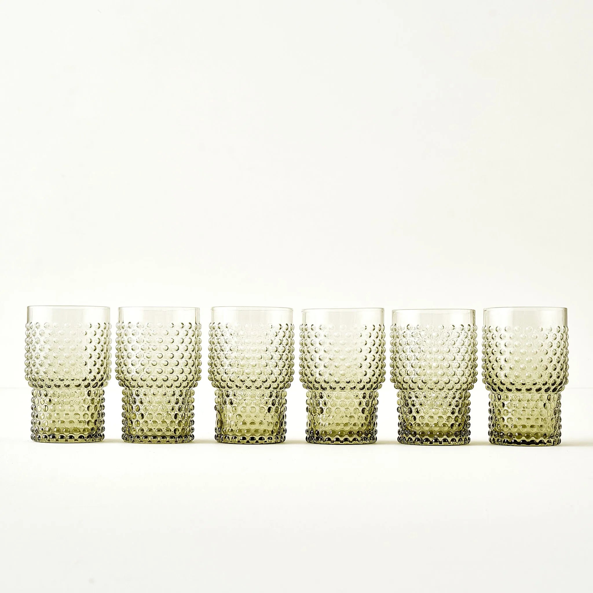 Bubble Hobnail Highball Glass (Set of 6)