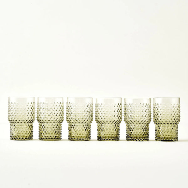 Bubble Hobnail Highball Glass (Set of 6)