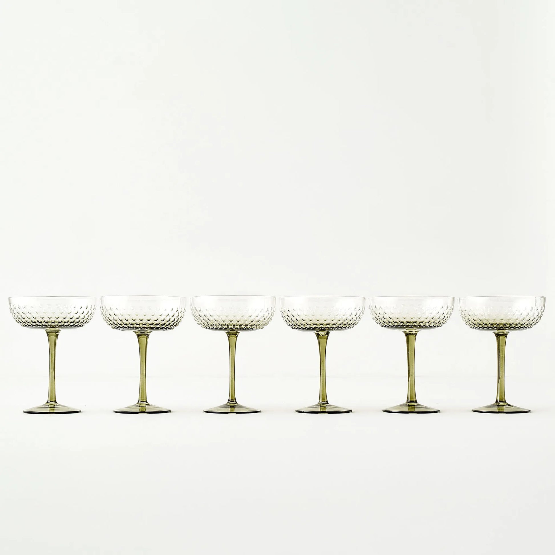 Bubble Hobnail Martini Glass (Set of 6)