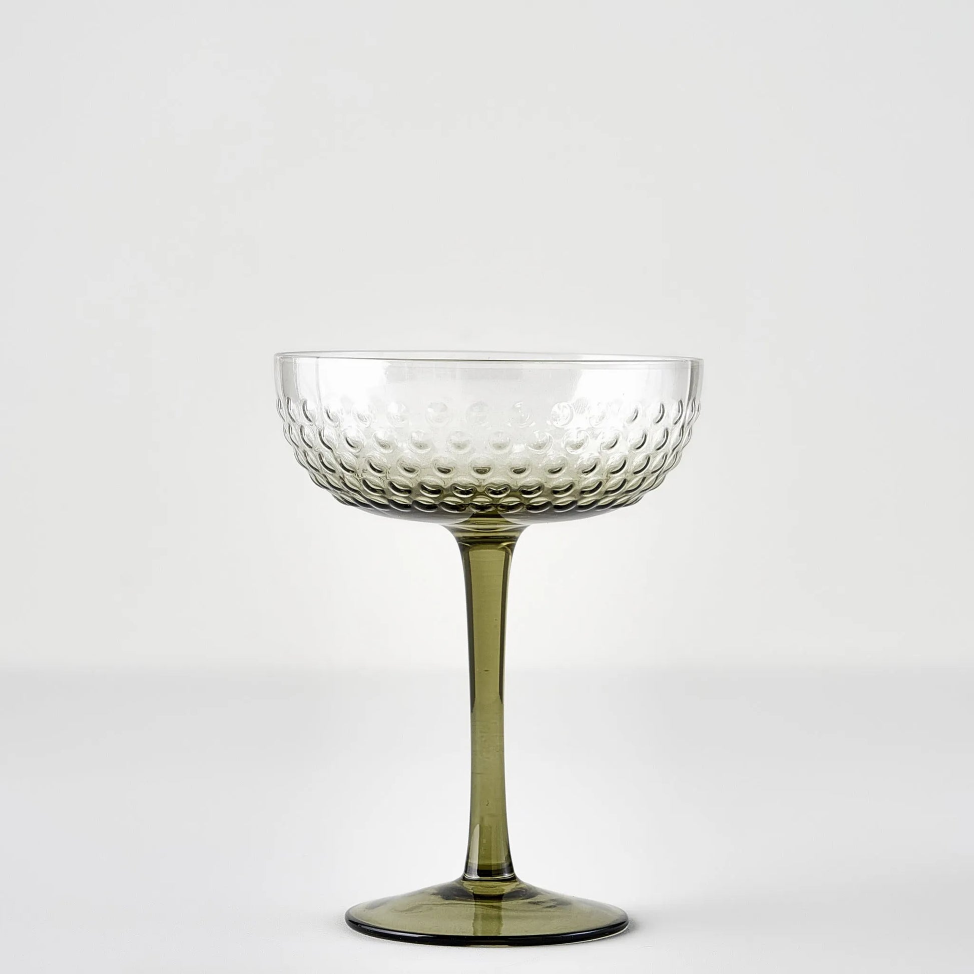 Bubble Hobnail Martini Glass (Set of 6) detail view