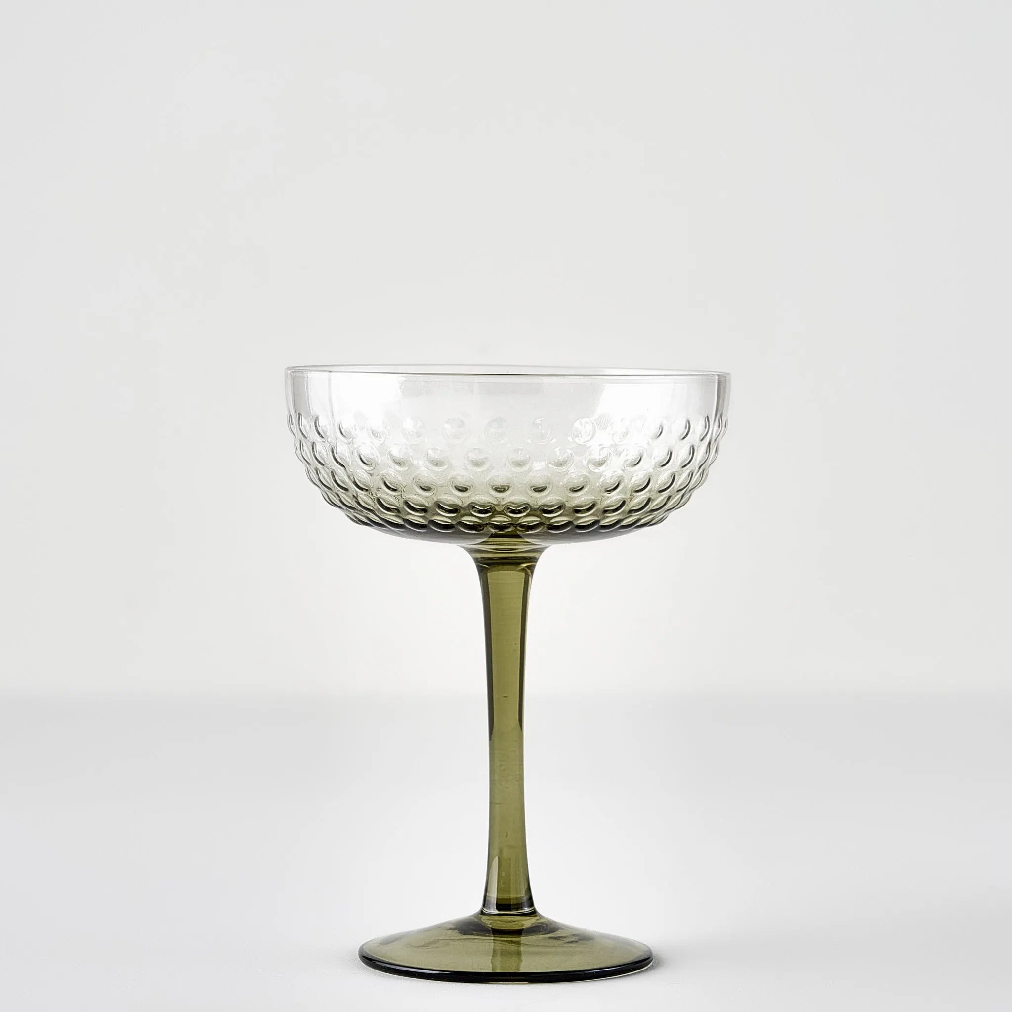 Bubble Hobnail Martini Glass (Set of 6) detail view