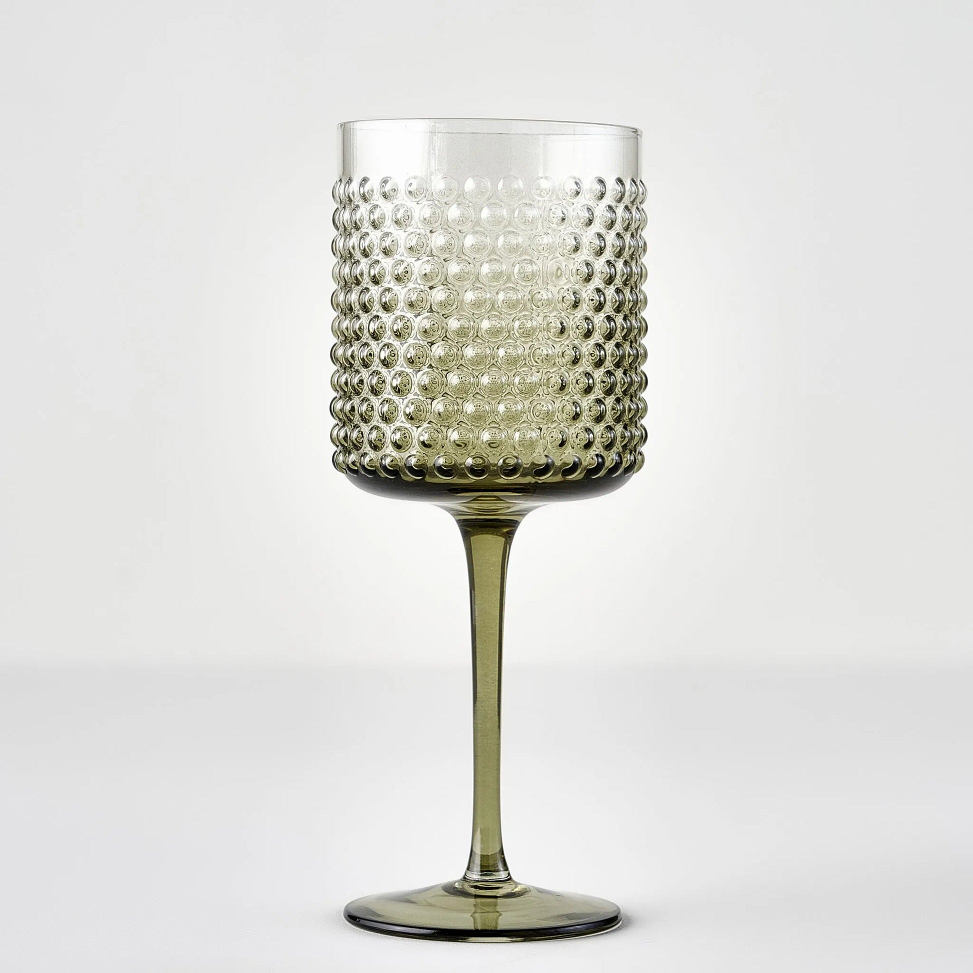 Bubble Hobnail Wine Glass (Set of 6) texture detail