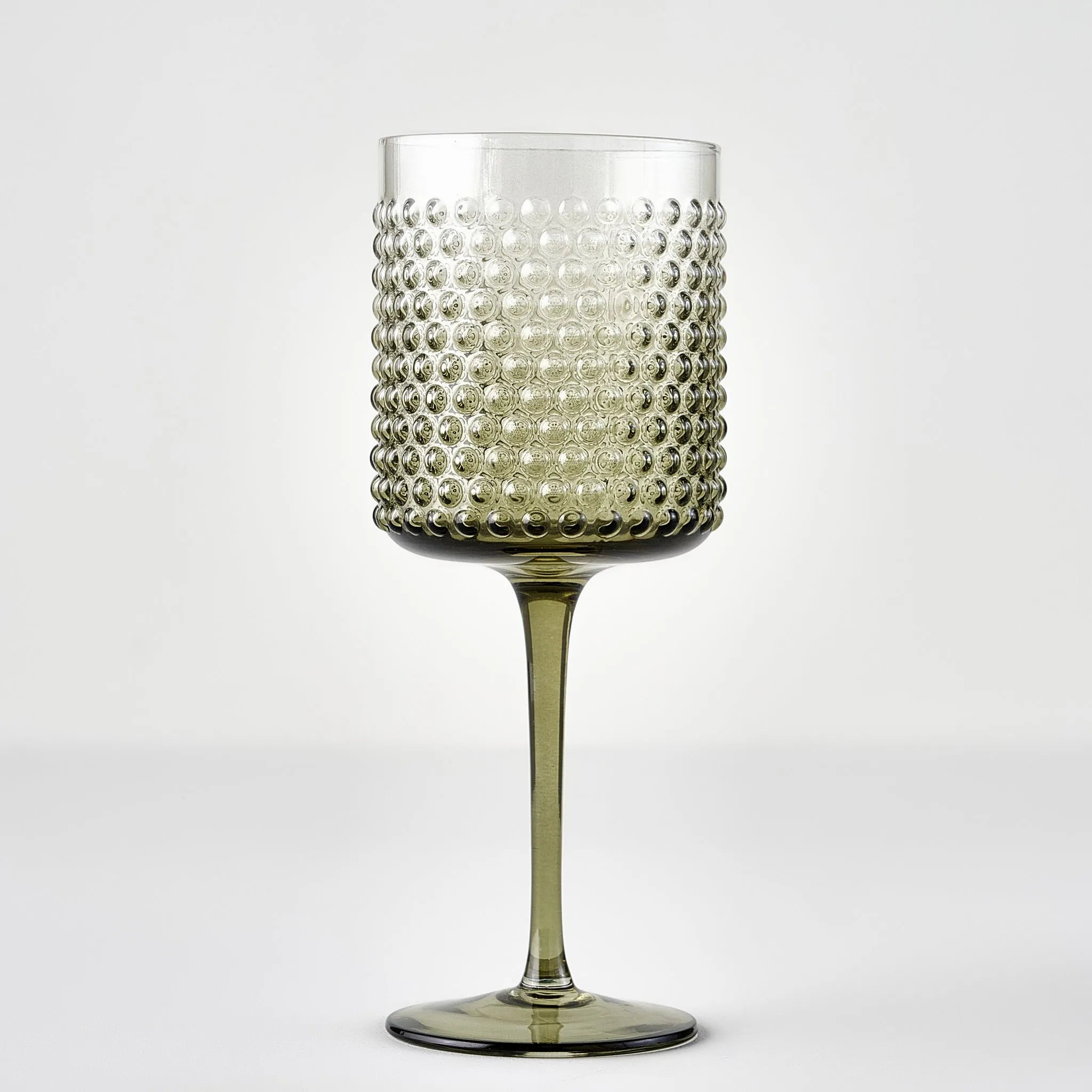 Bubble Hobnail Wine Glass (Set of 6) texture detail