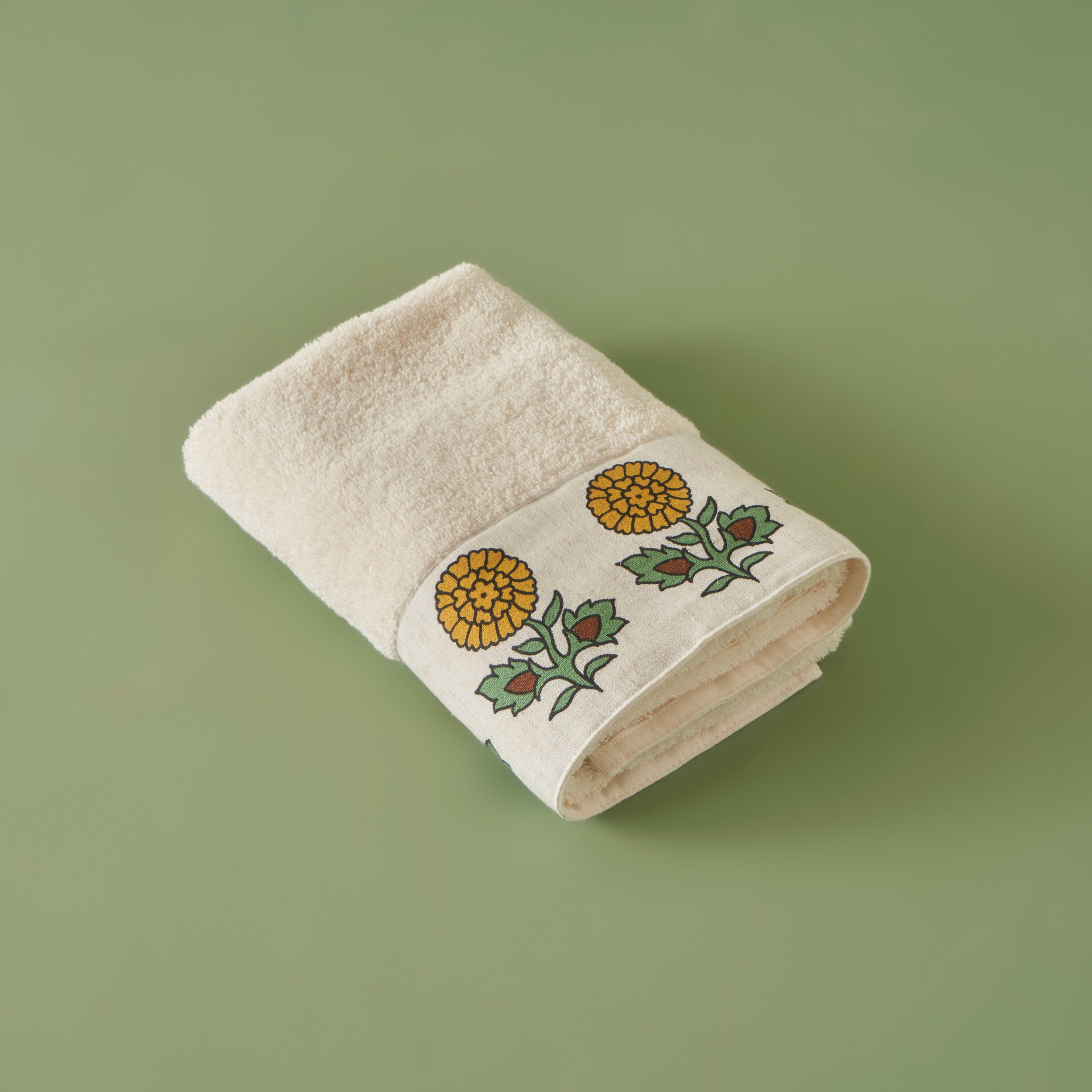 Indian Patterned Cotton Hand Towel