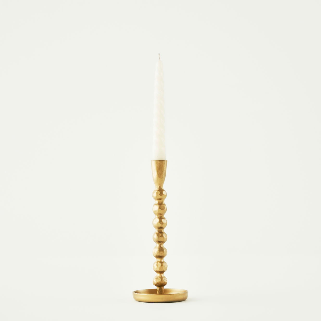 Sofya Gold Taper Candle Holder