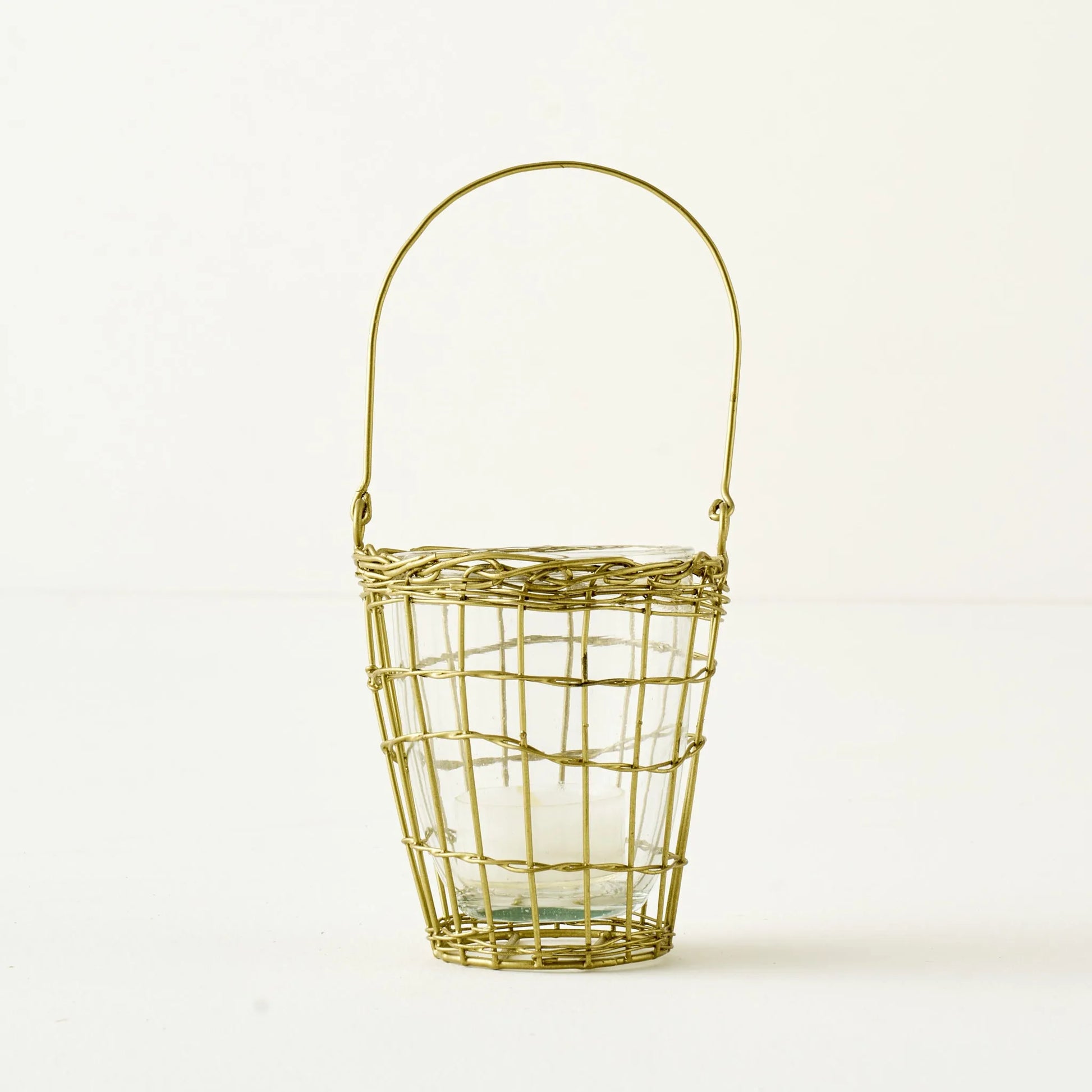 Cady Glass Tealight Holder detail view