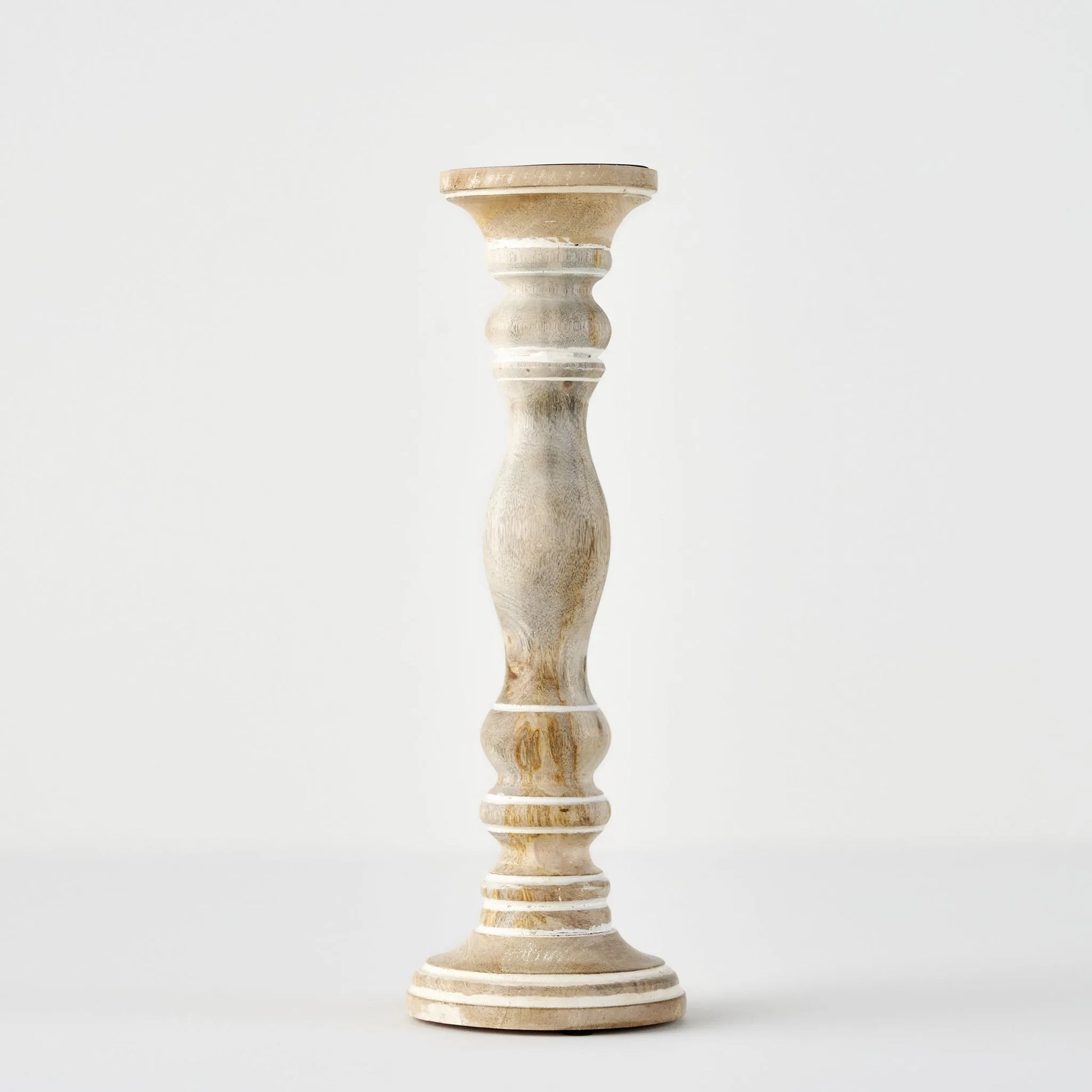 Carli Mango Wood Pillar Taper