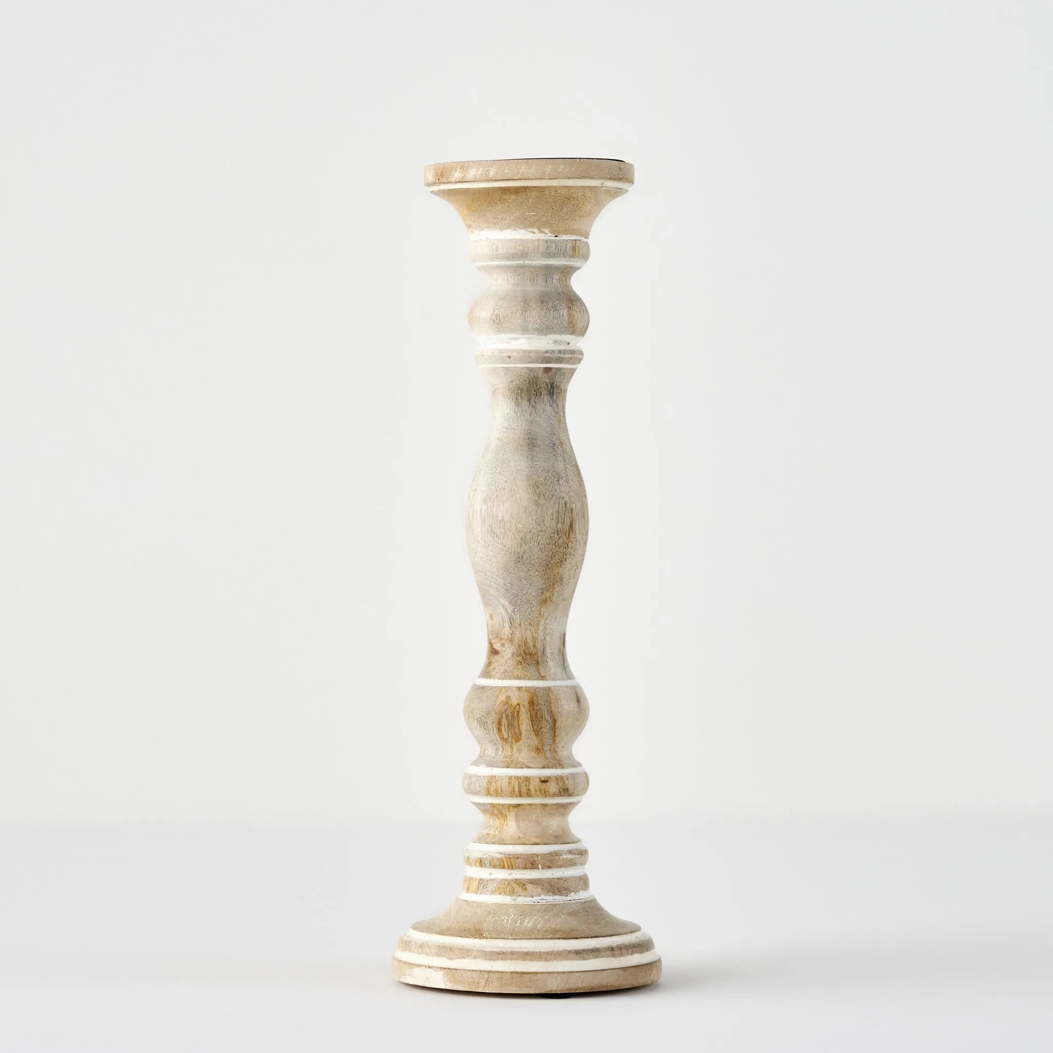 Carli Mango Wood Pillar Taper