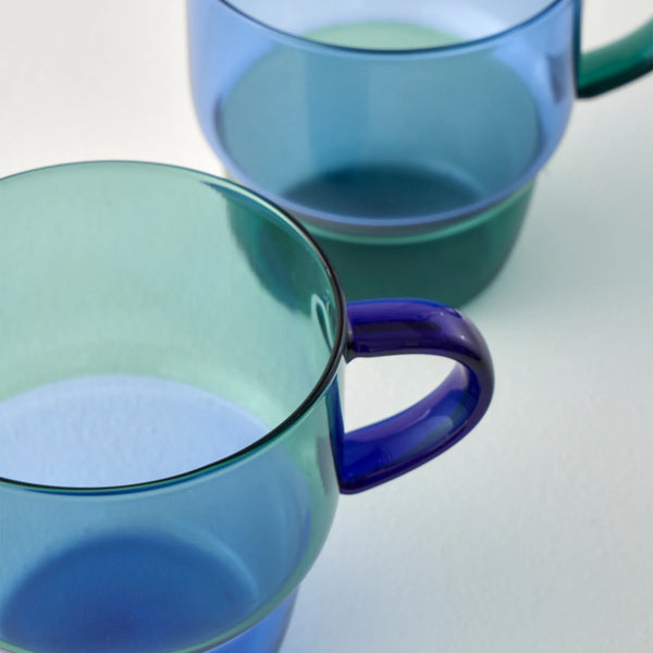 Castel Glass Mug Set (2-Pack)