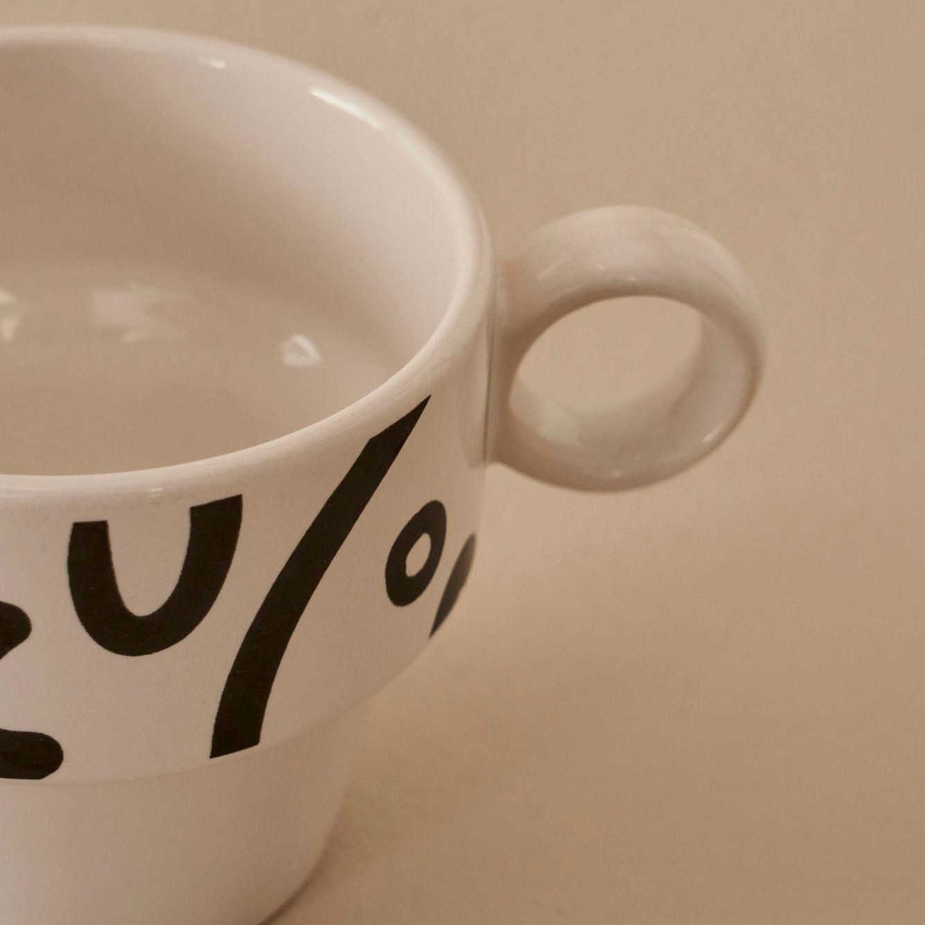Abstract Ceramic Espresso Cup (Set of 2)