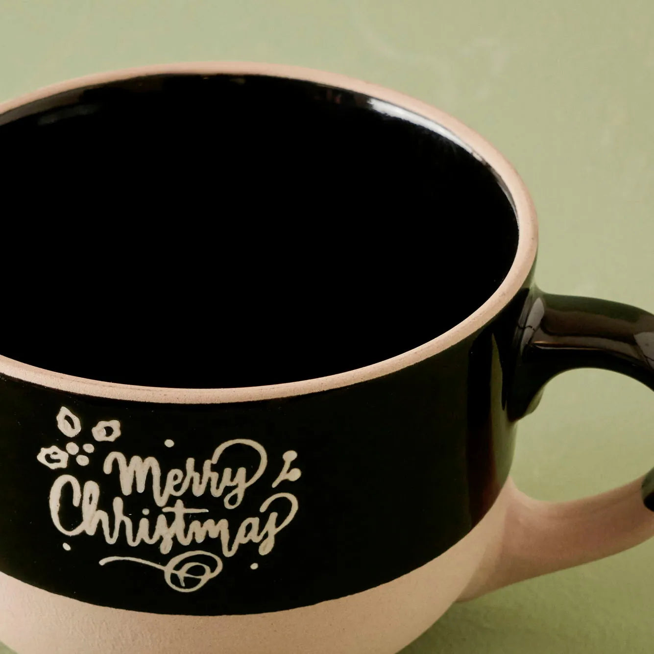 Chris Festive Mug design detail