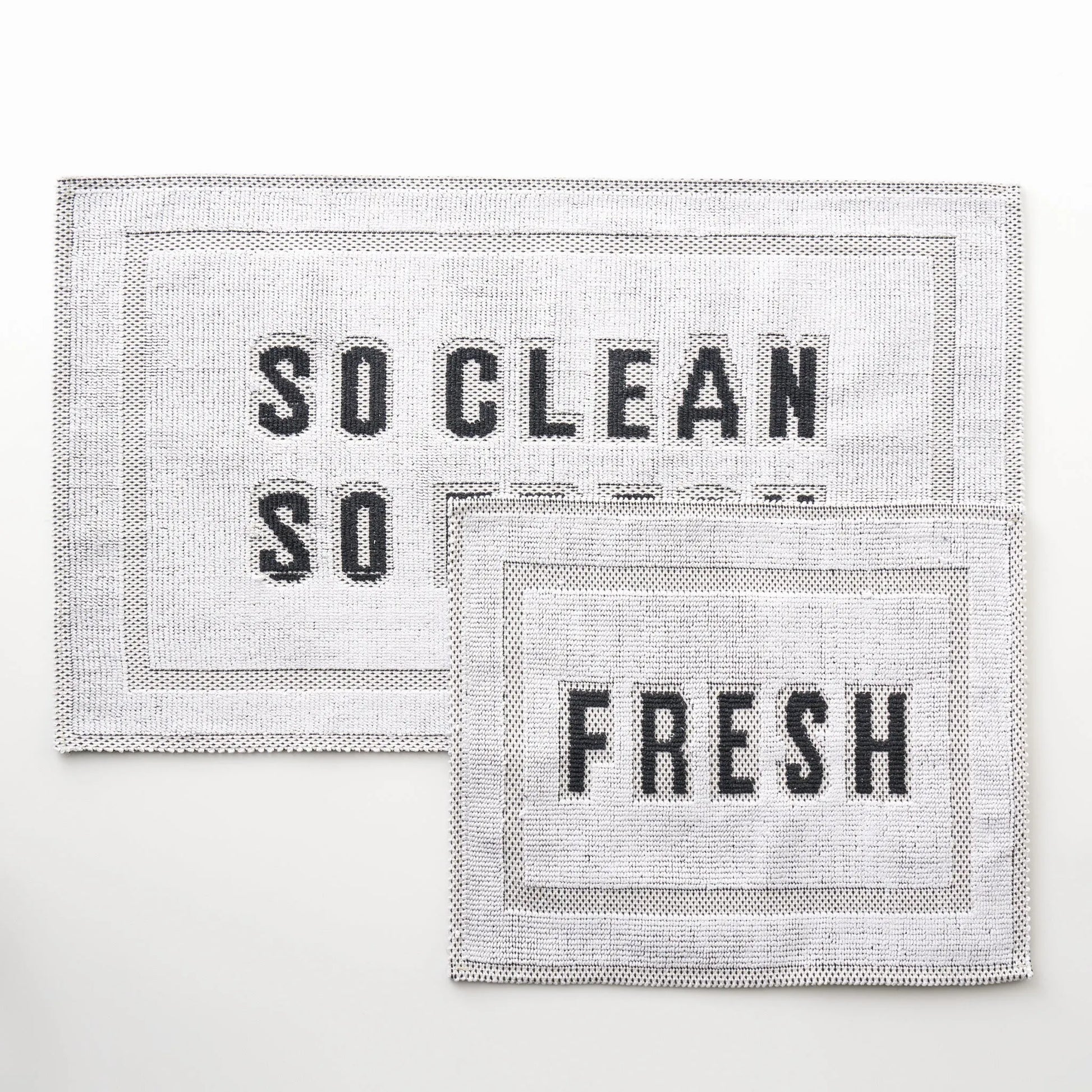 Clean & Fresh Bath Mat Set design detail