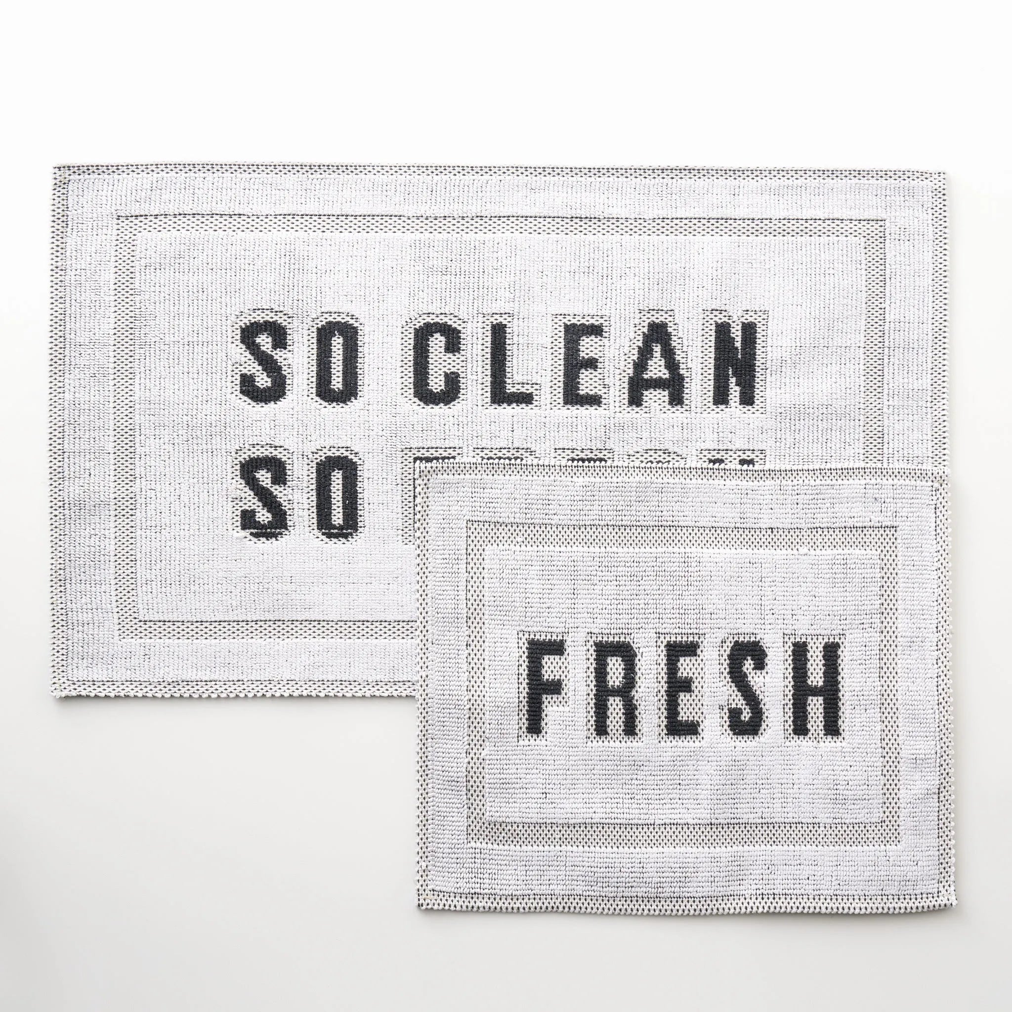 Clean & Fresh Bath Mat Set design detail