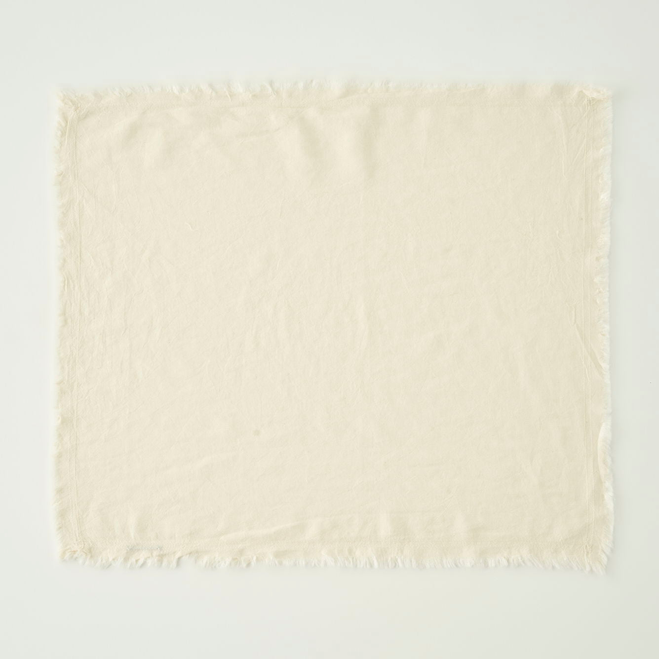 Olive Fringed Cotton Placemat