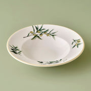 Olive Porcelain Pasta Bowl