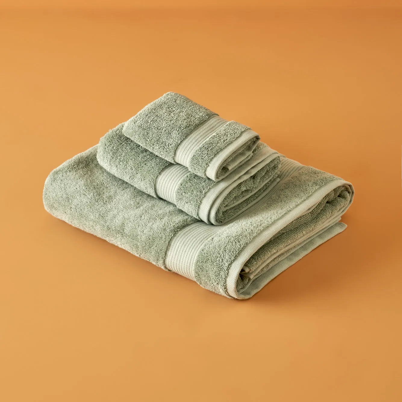 Dorita Cotton Hand Towel stitching detail
