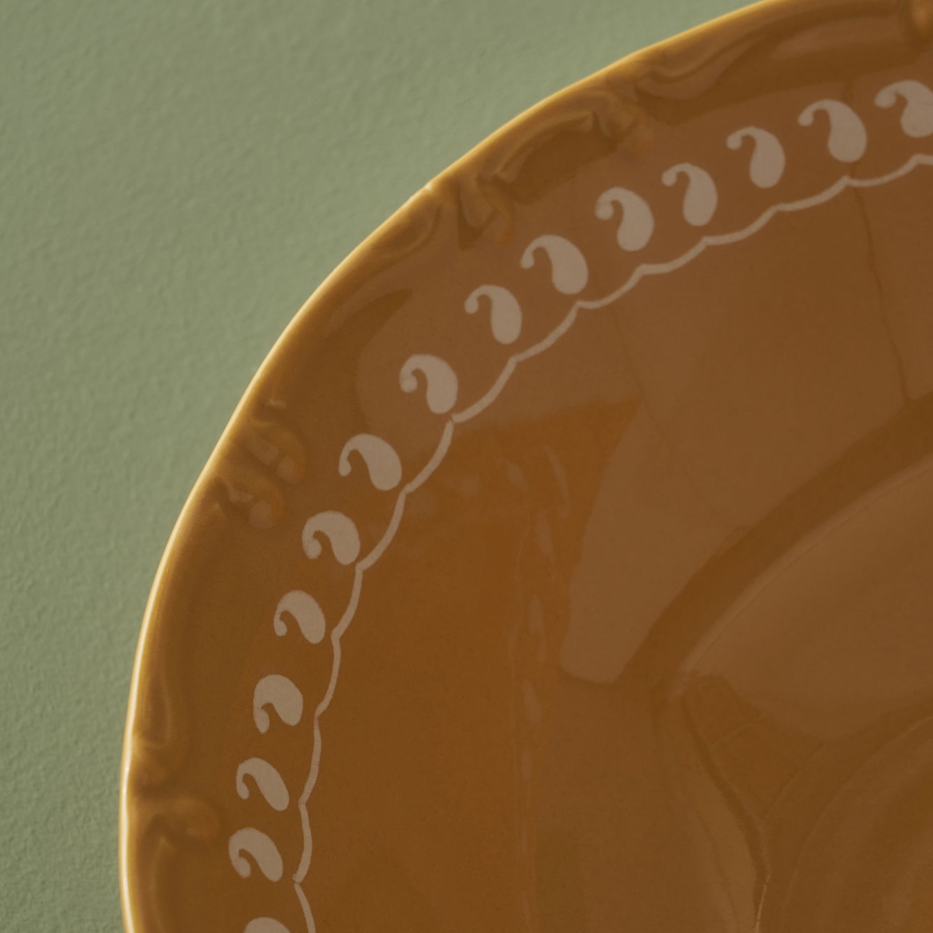 Indian Porcelain Salad Bowl