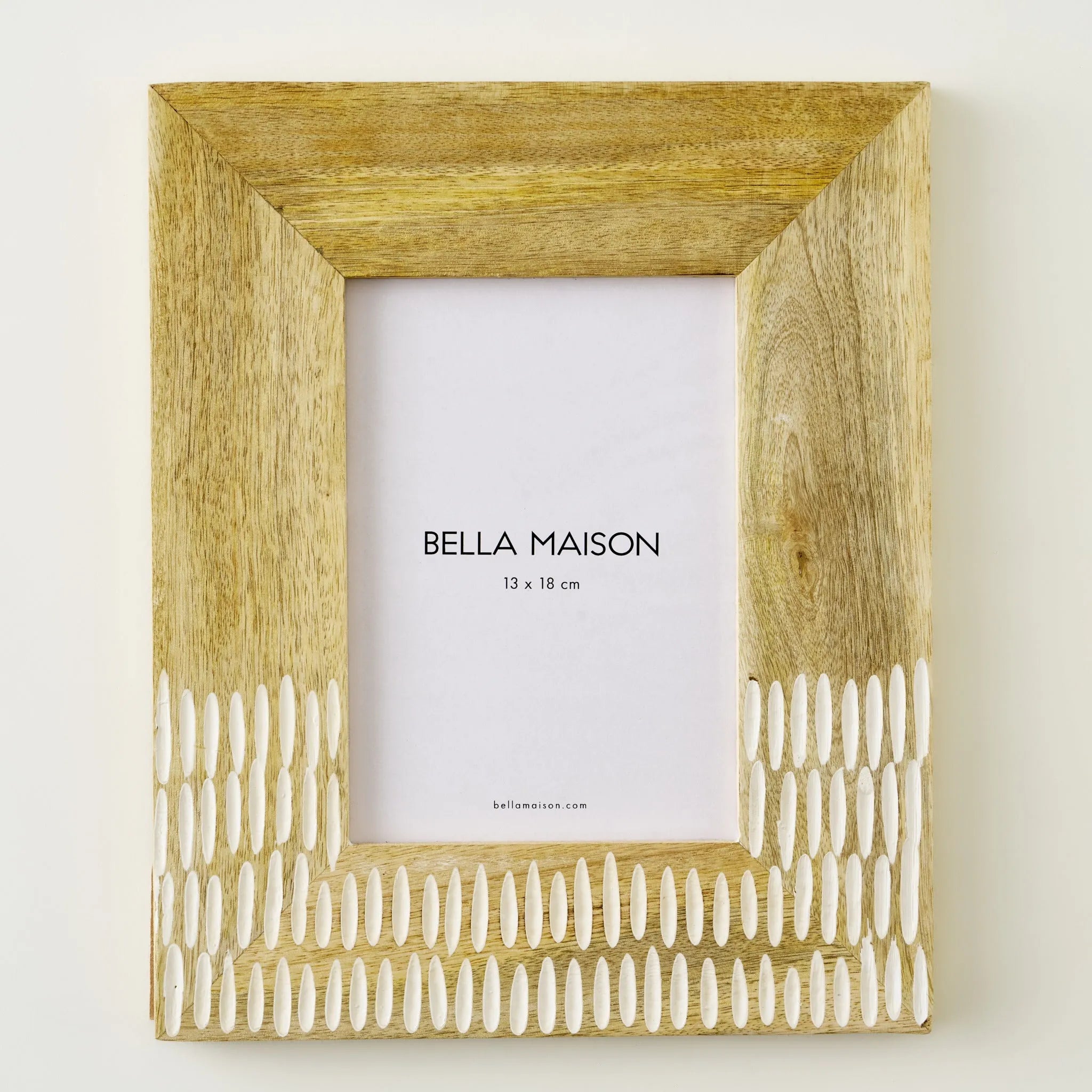 Edna Mango Wood Picture Frame design detail