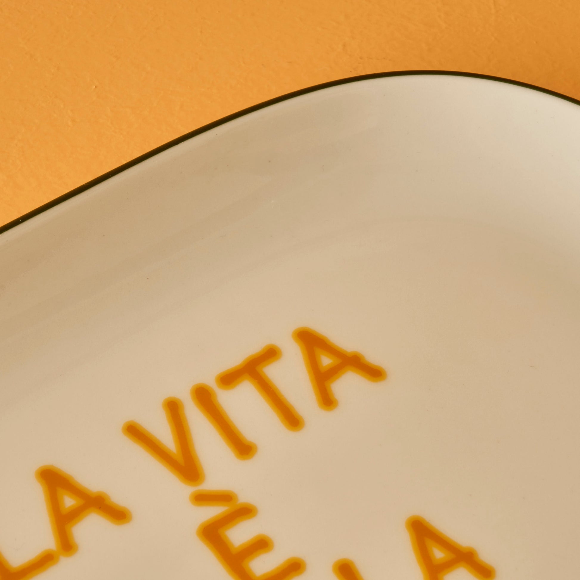 Line Oval Porcelain Serving Platter