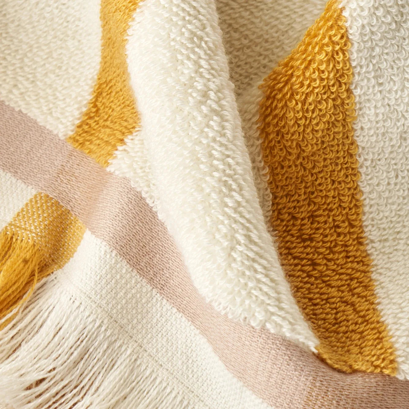 Ella Cotton Bath Towel texture detail