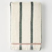 Ella Striped Cotton Bath Towel detail view